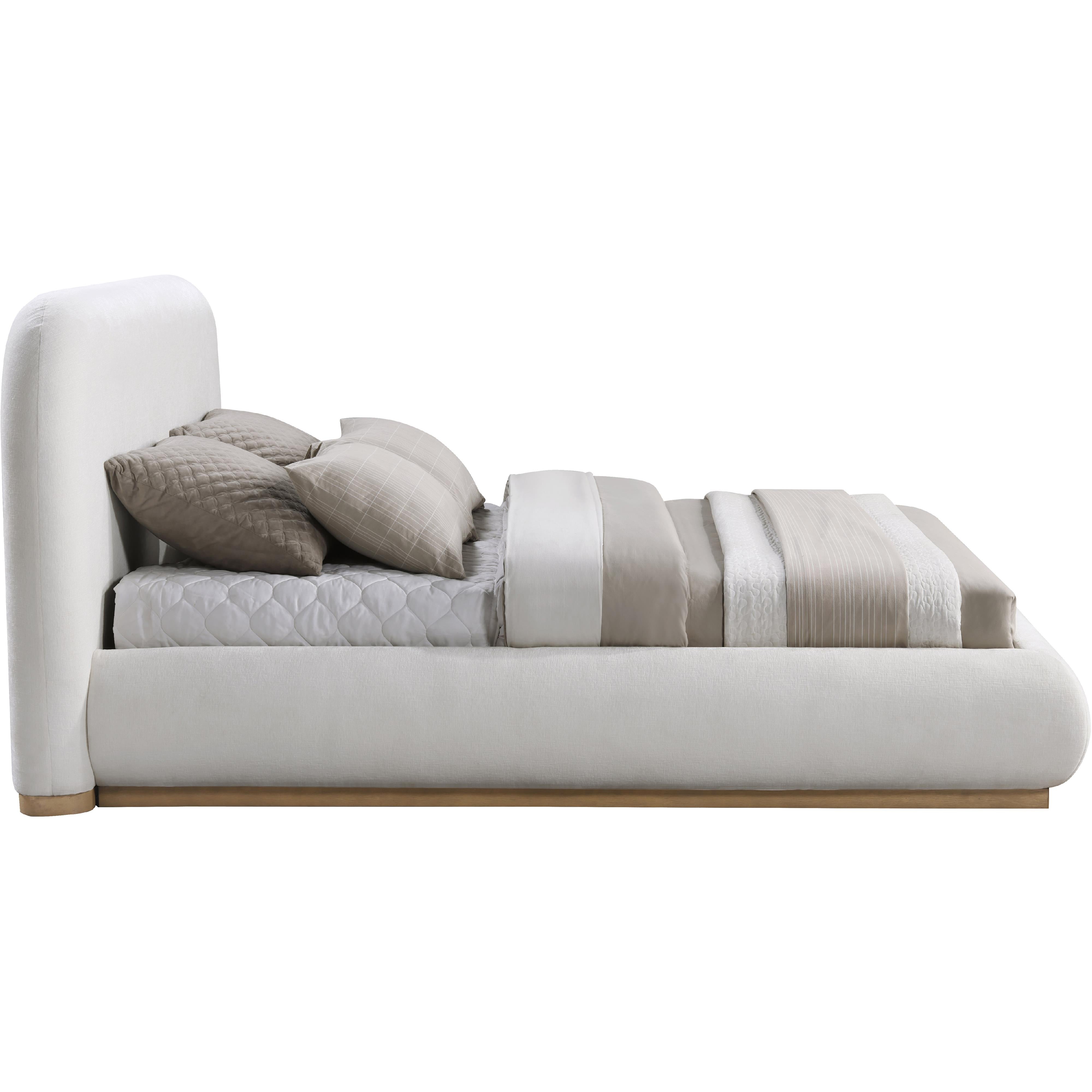 Meridian Vaughn Cream King Bed