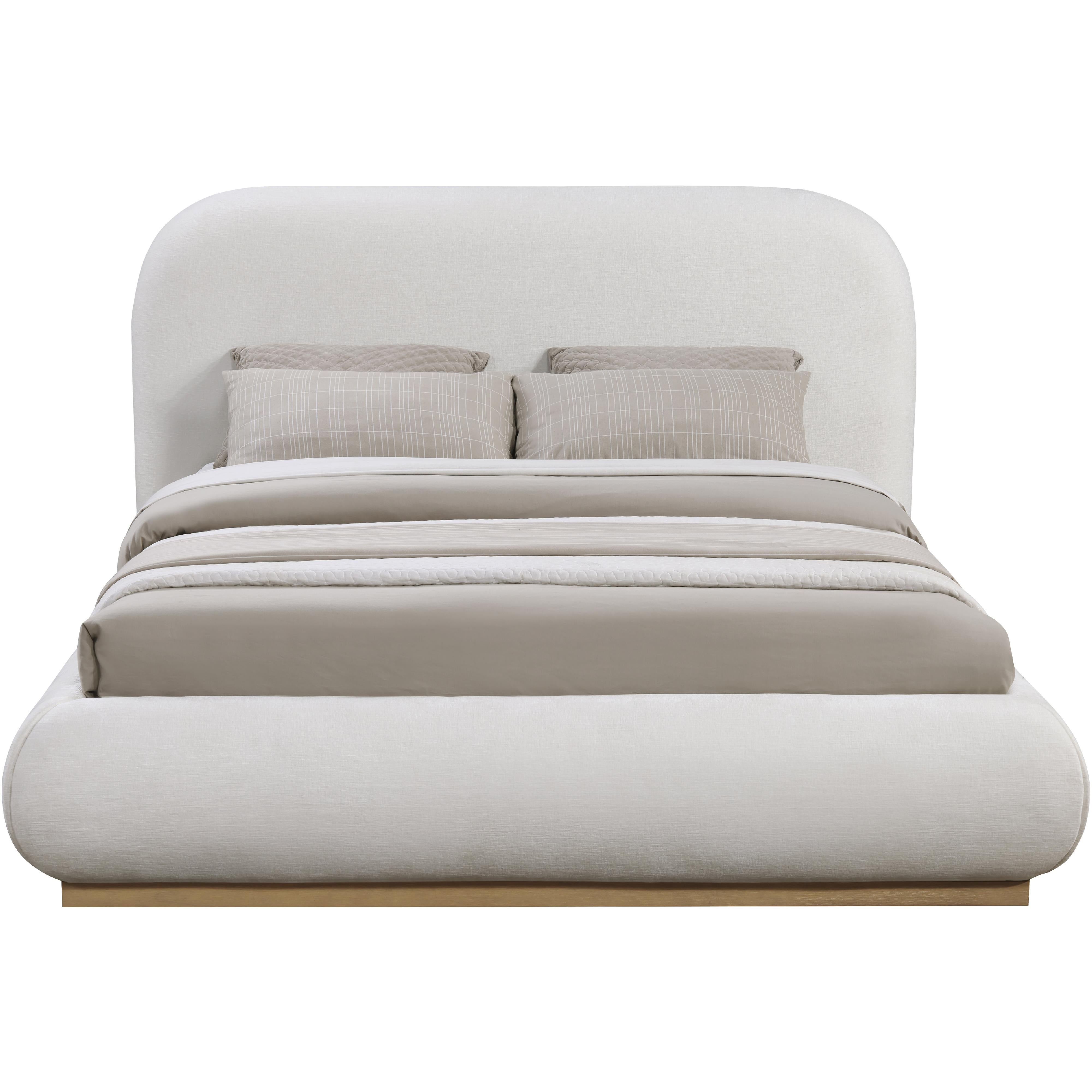 Meridian Vaughn Cream Queen Bed