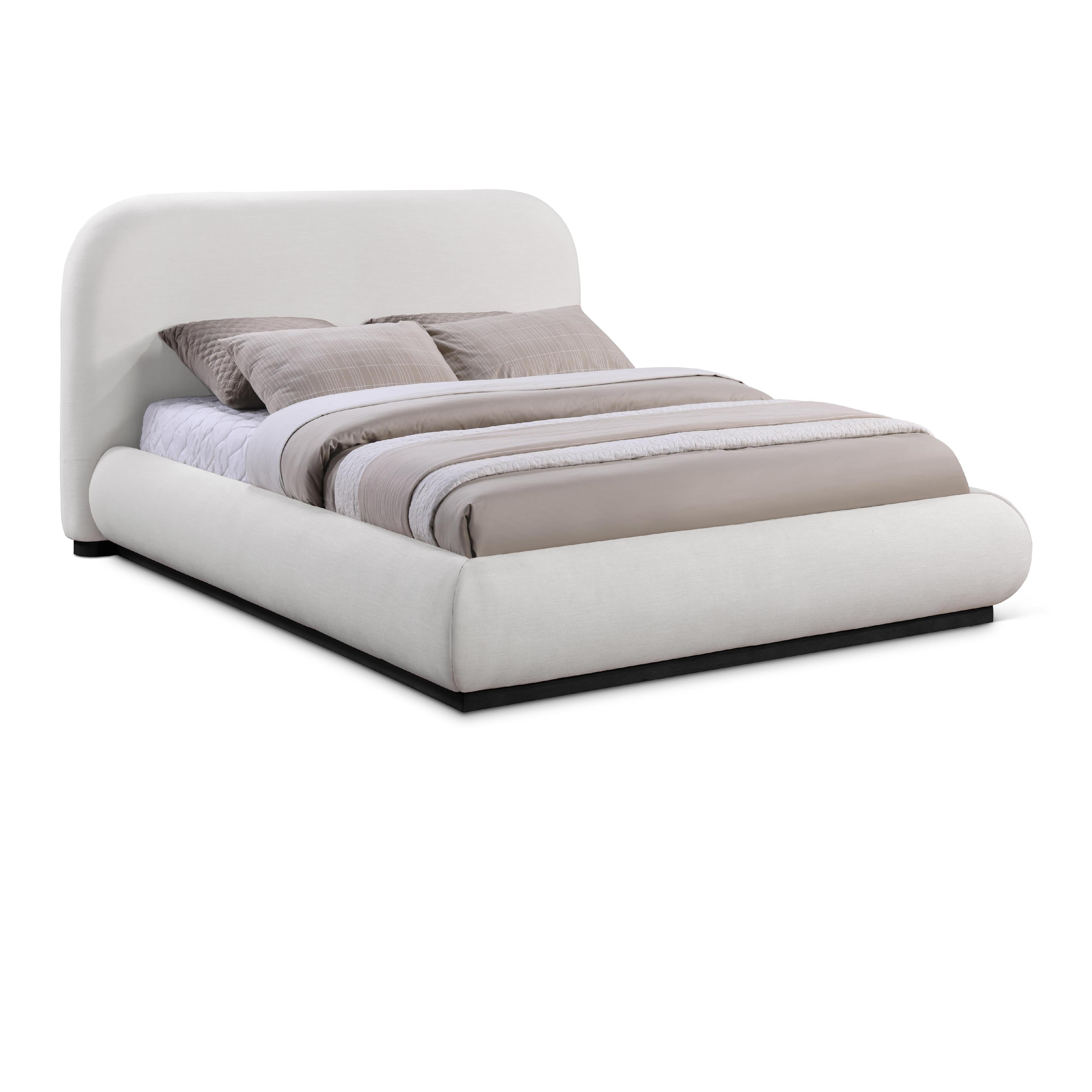 Meridian Vaughn Cream King Bed