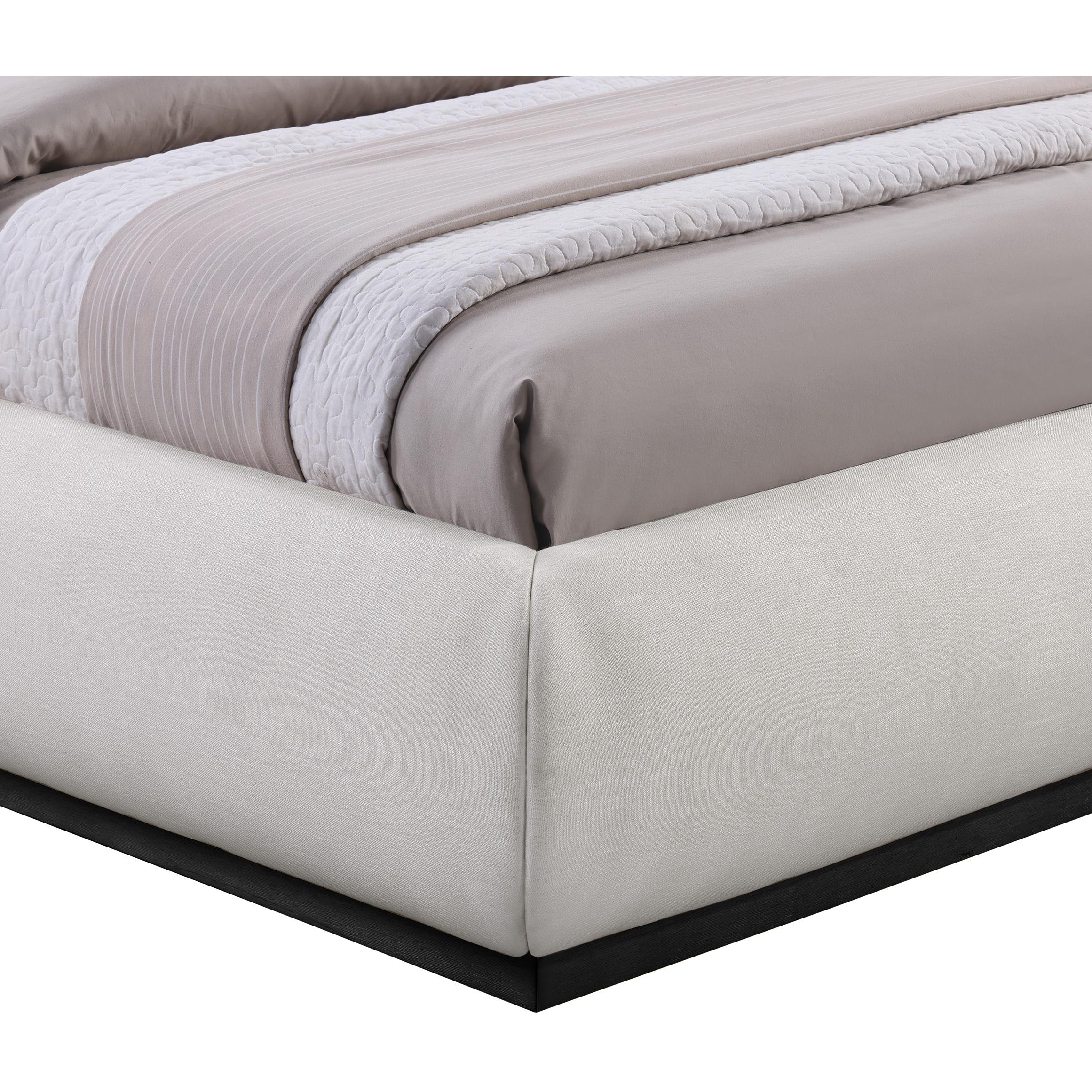 Meridian Vaughn Cream King Bed