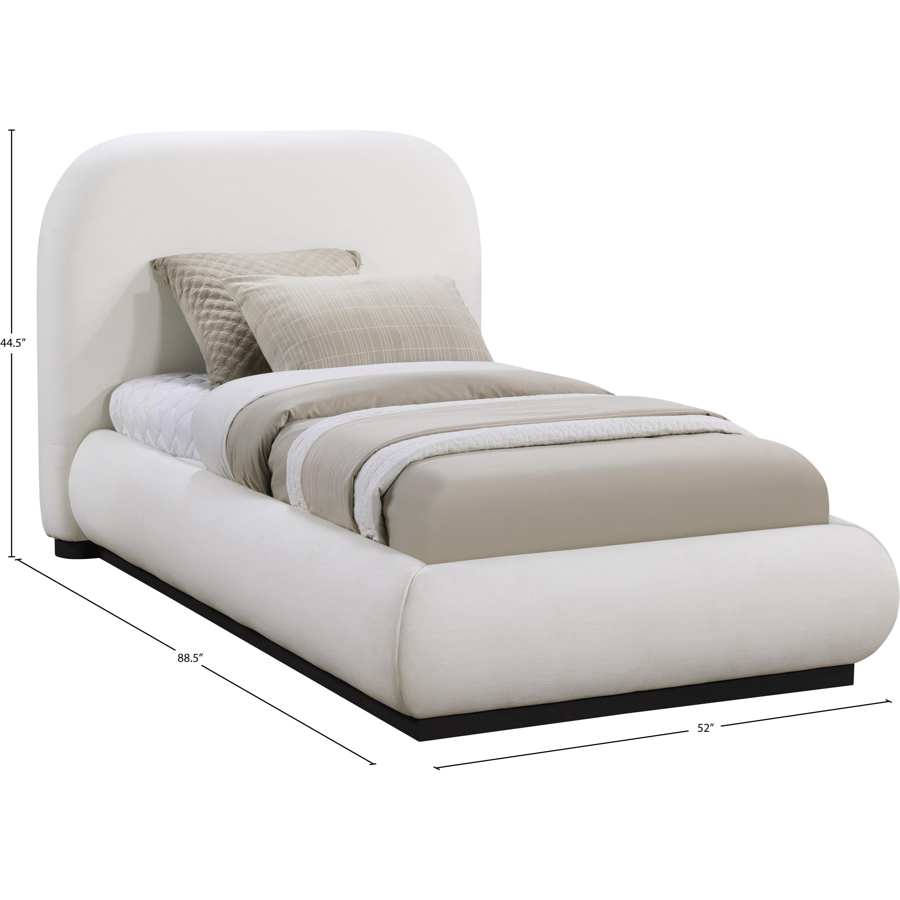 Meridian Vaughn Cream Twin Bed