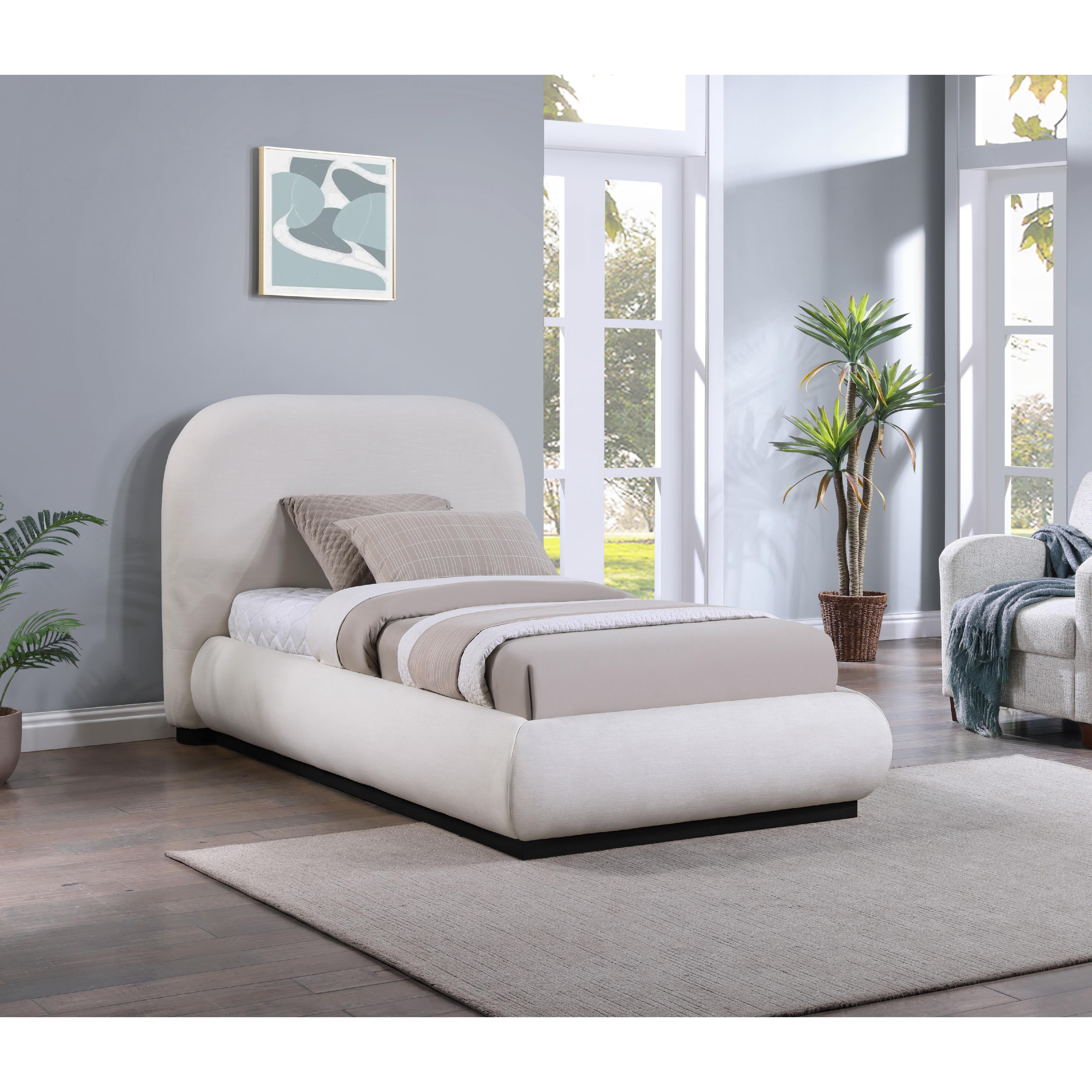 Meridian Vaughn Cream Twin Bed