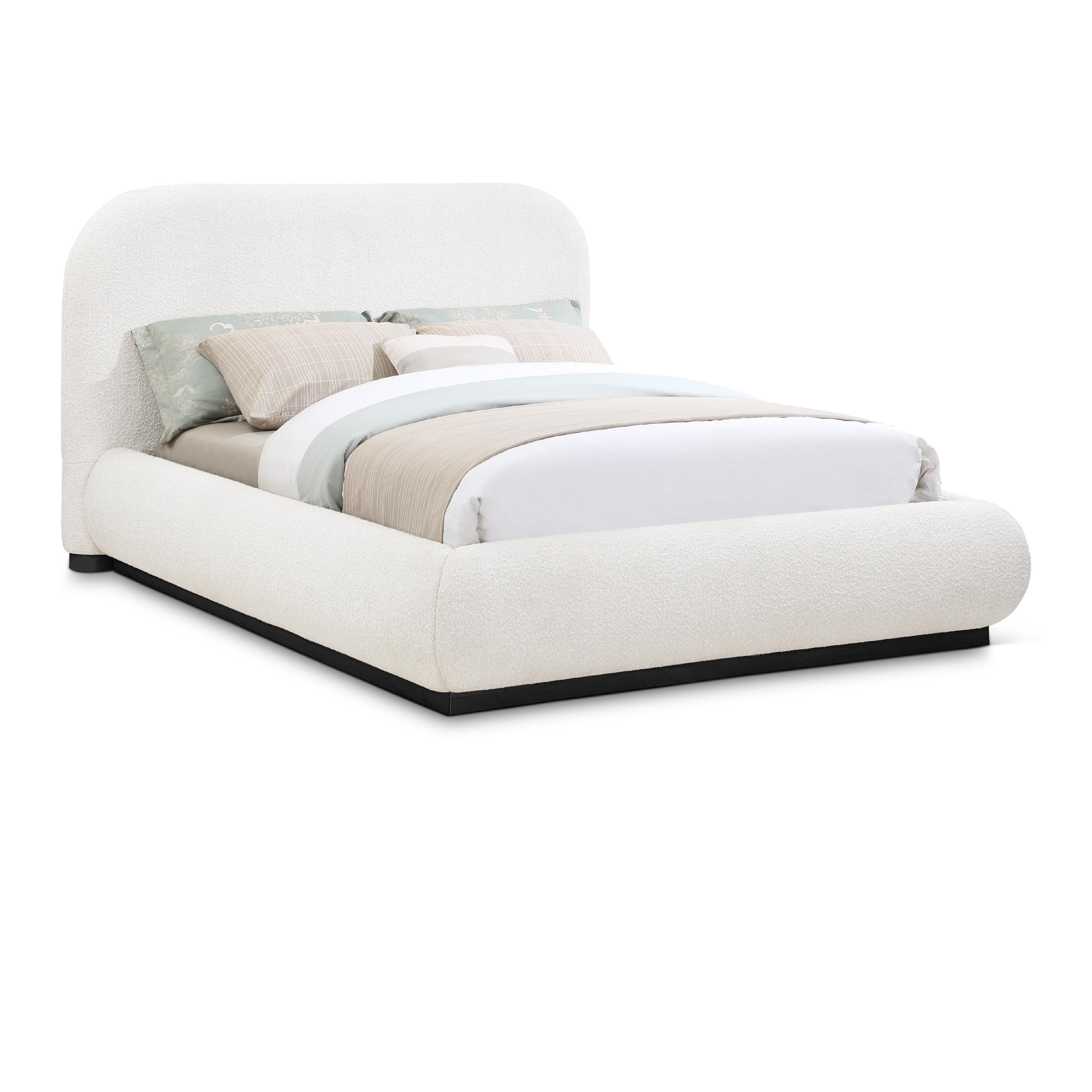 Meridian Vaughn Cream King Bed