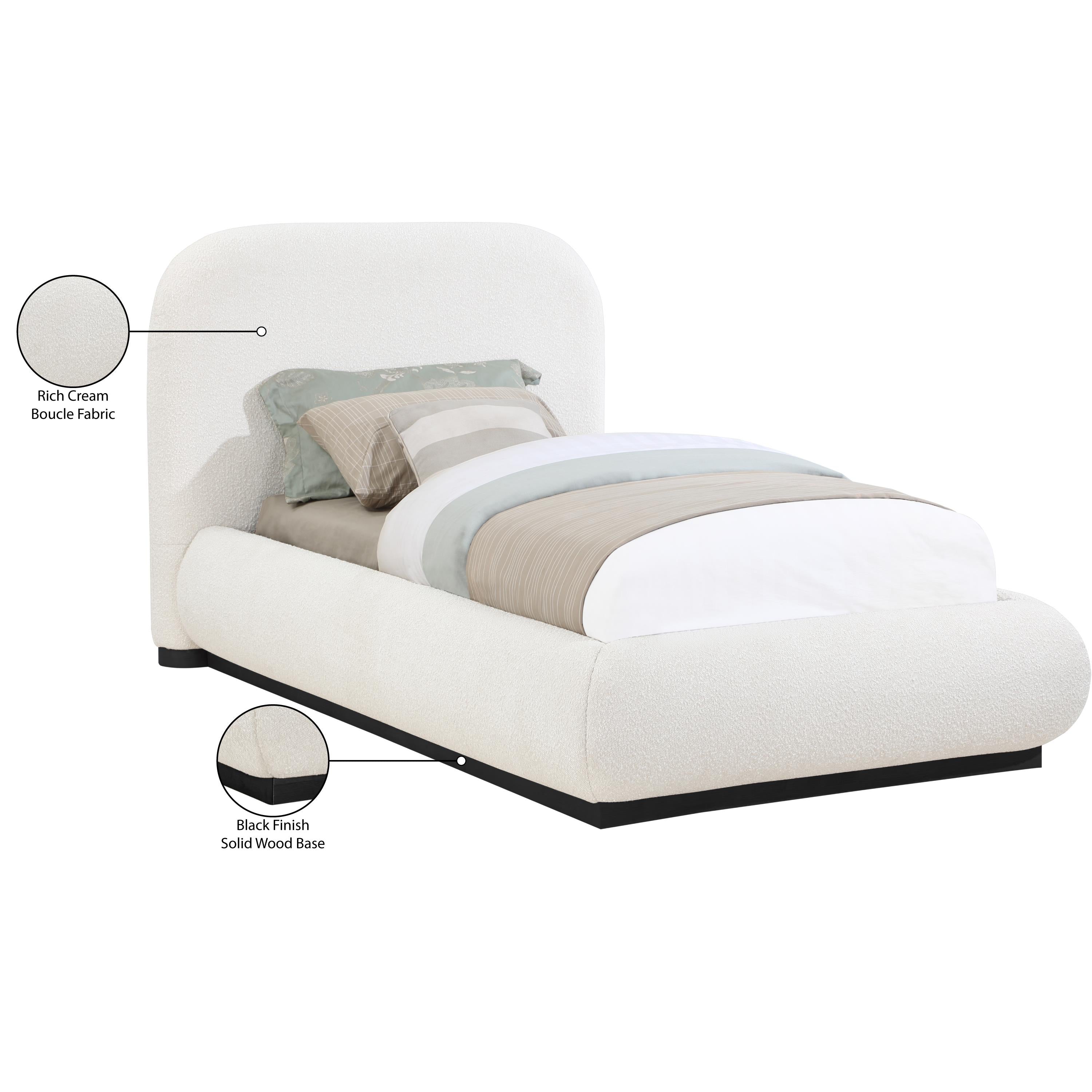 Meridian Vaughn Cream Twin Bed