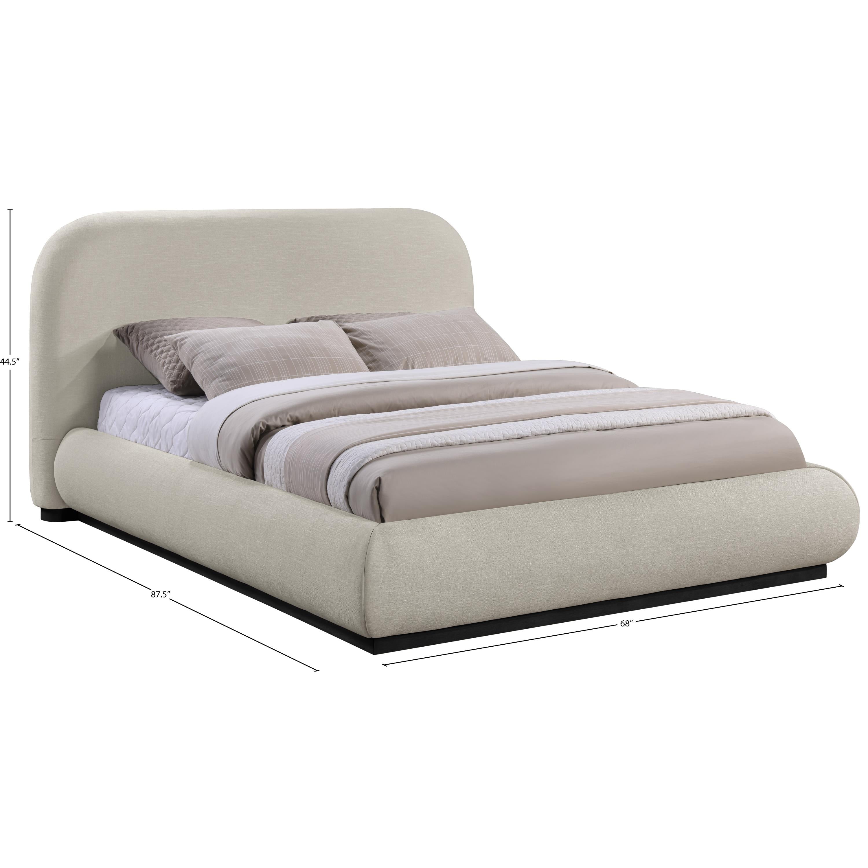 Meridian Vaughn Beige Full Bed