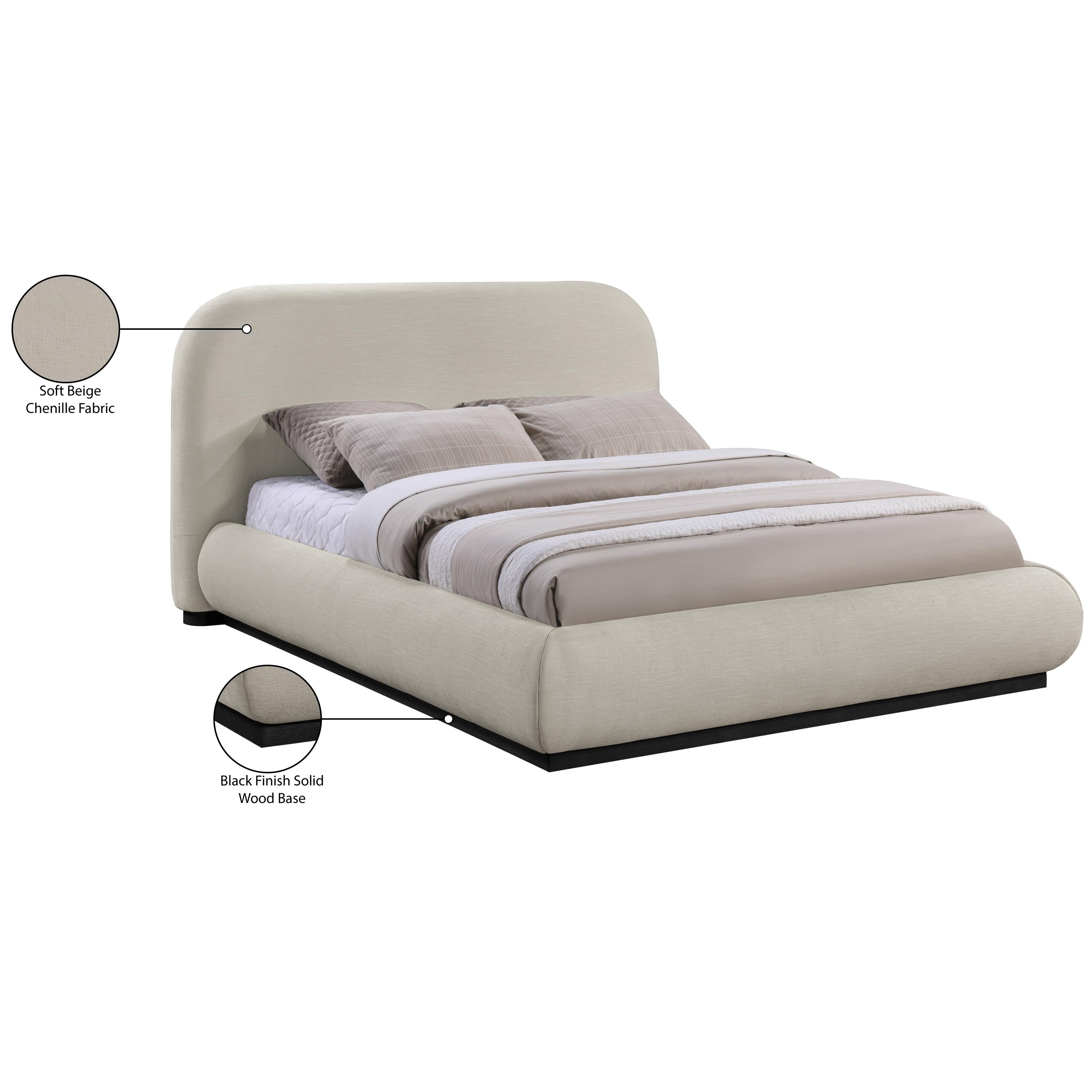 Meridian Vaughn Beige Full Bed