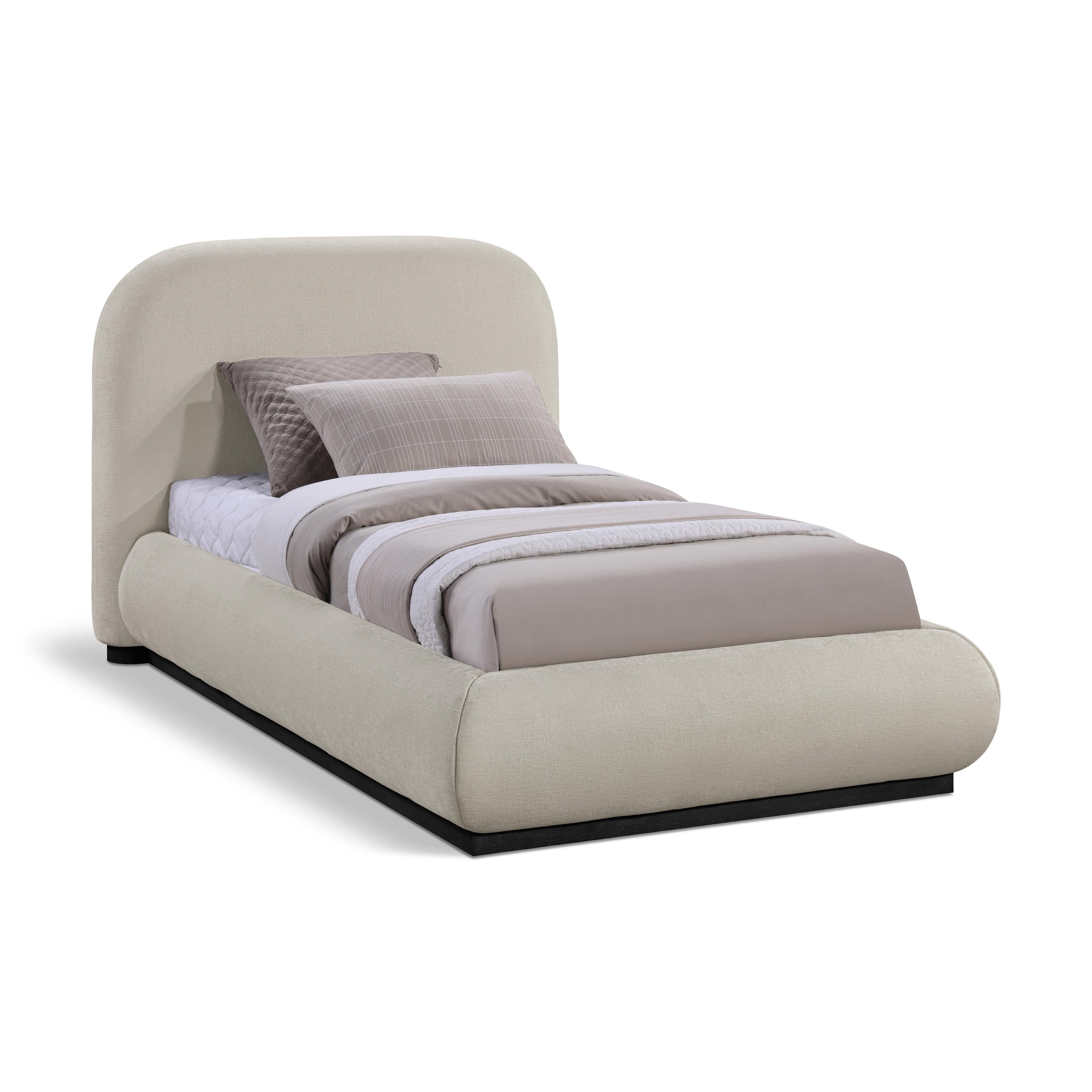 Meridian Vaughn Beige Twin Bed