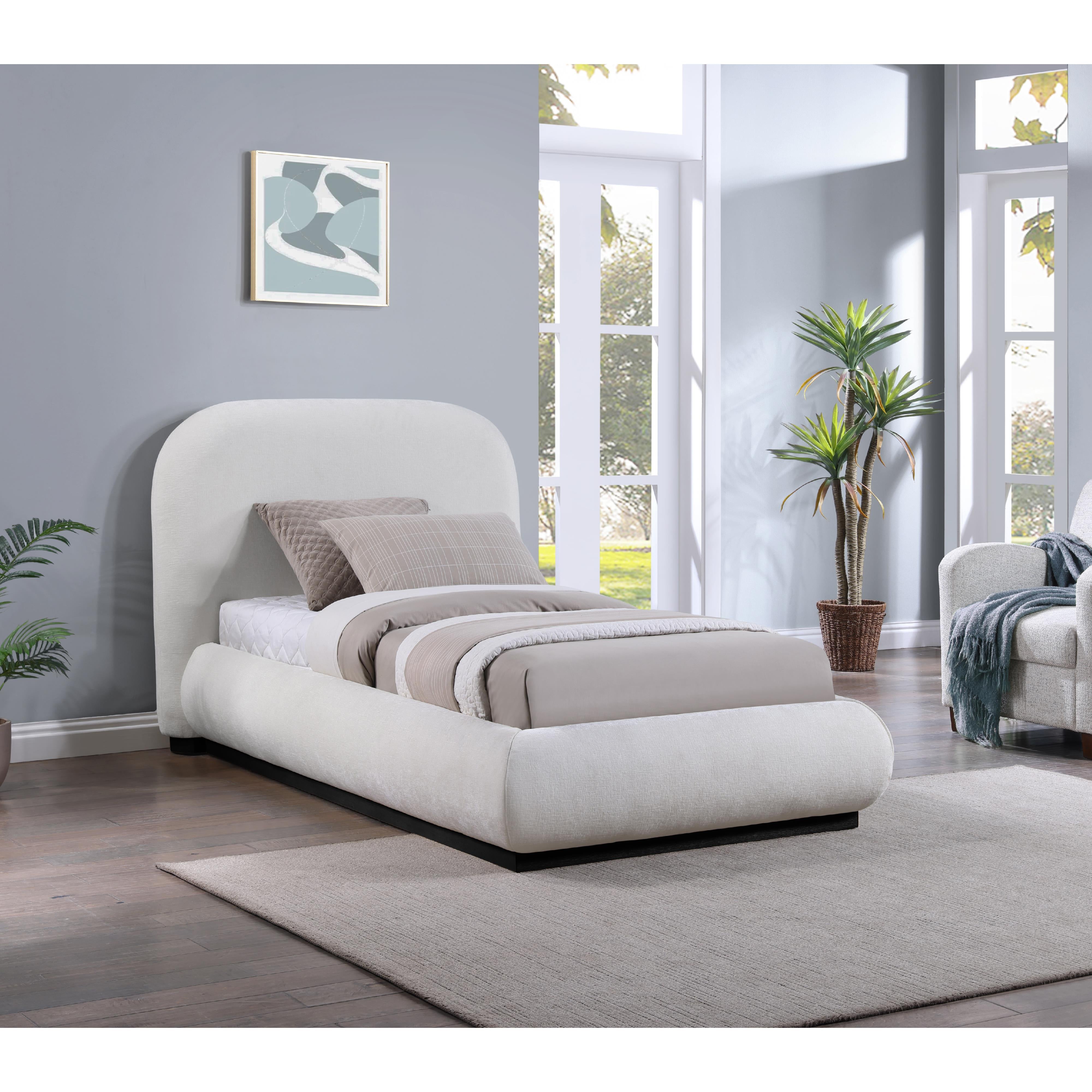 Meridian Vaughn Cream Twin Bed