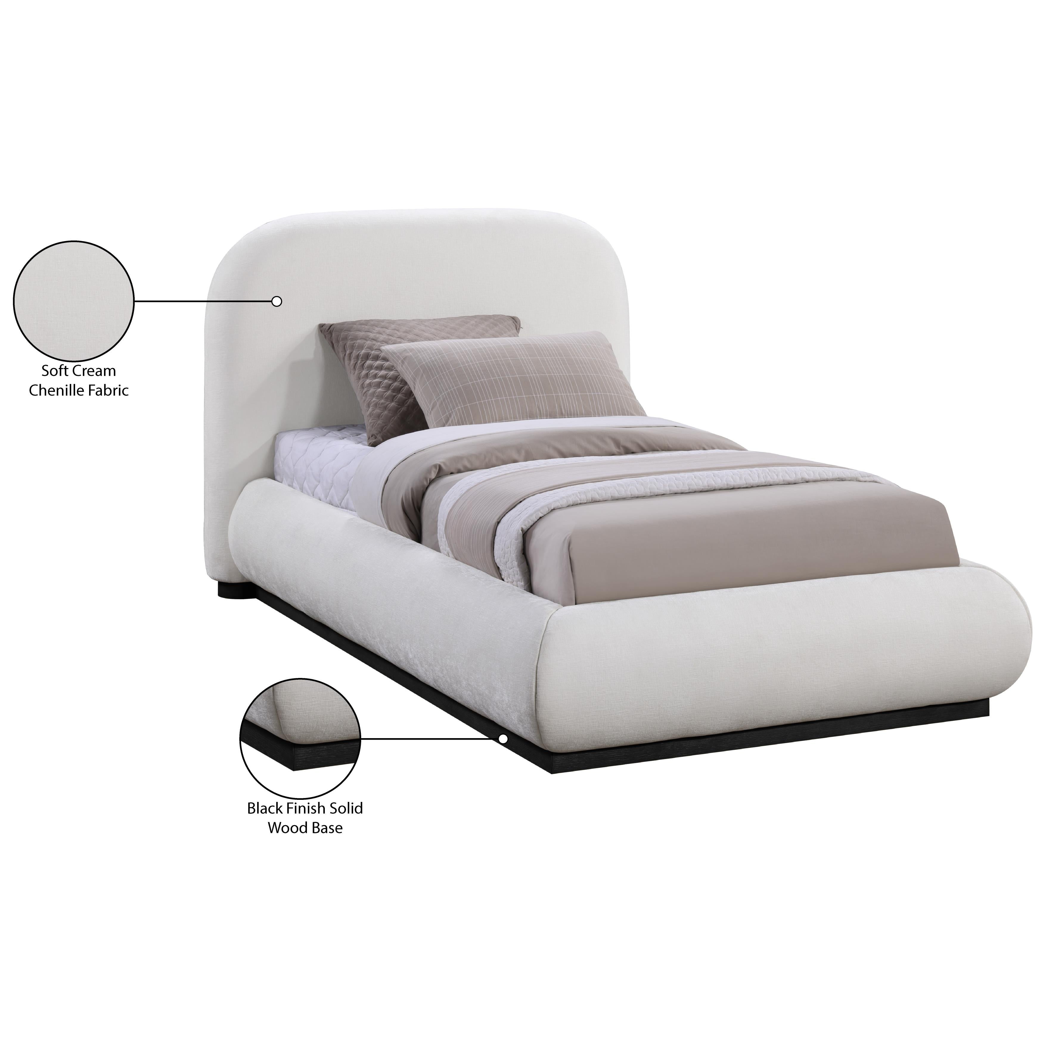 Meridian Vaughn Cream Twin Bed