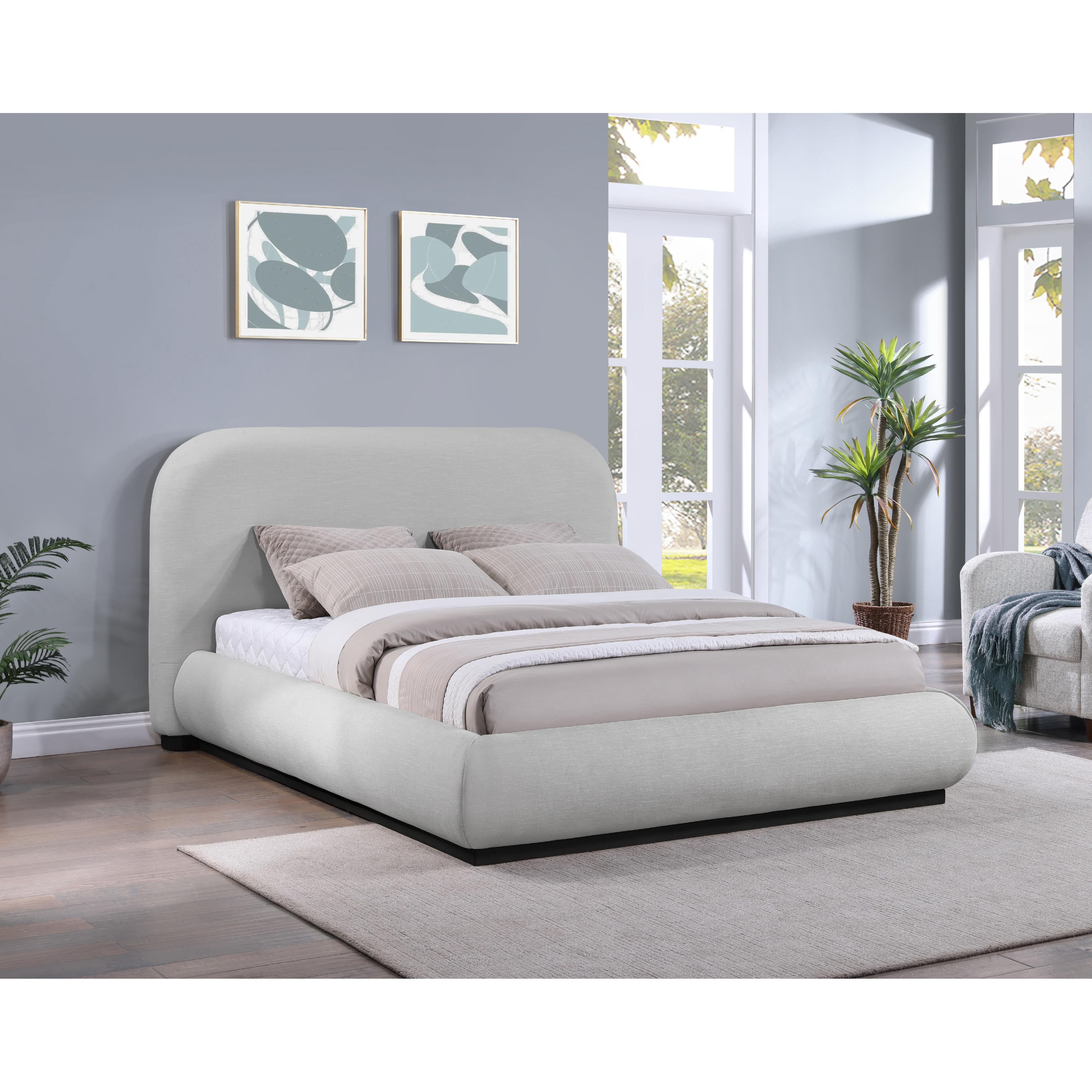 Meridian Vaughn Grey King Bed