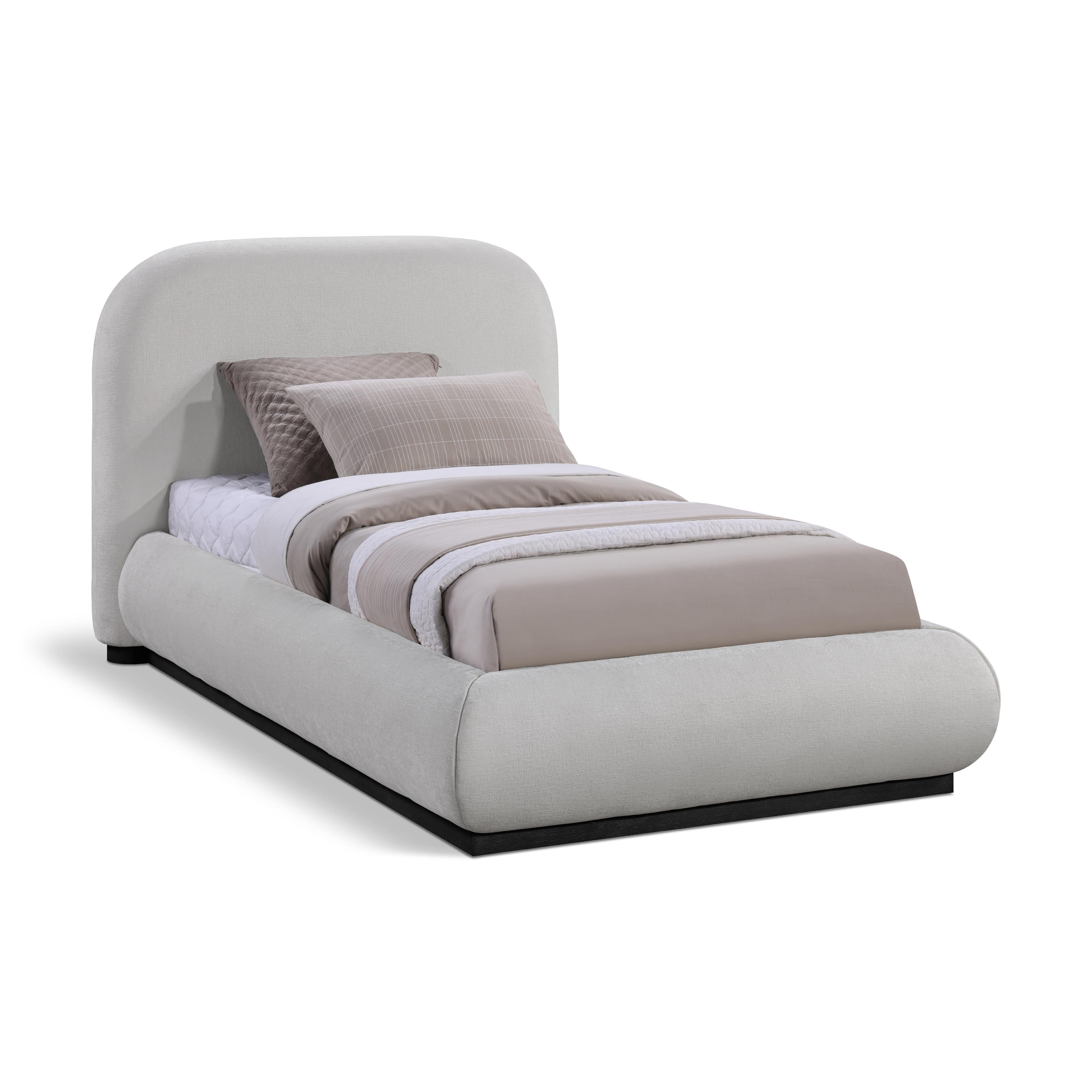 Meridian Vaughn Grey Twin Bed