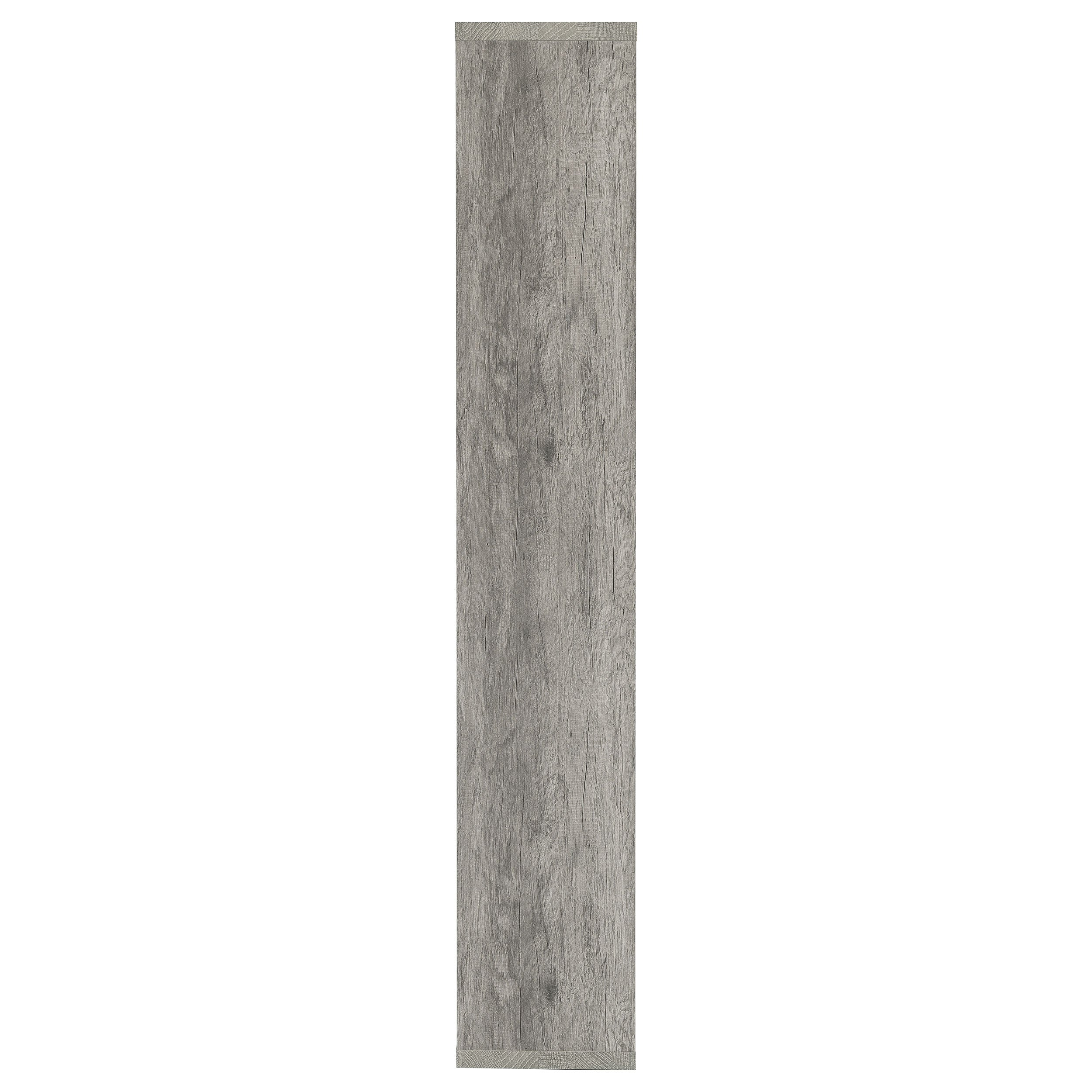 Theo 10-shelf Bookcase Grey Driftwood