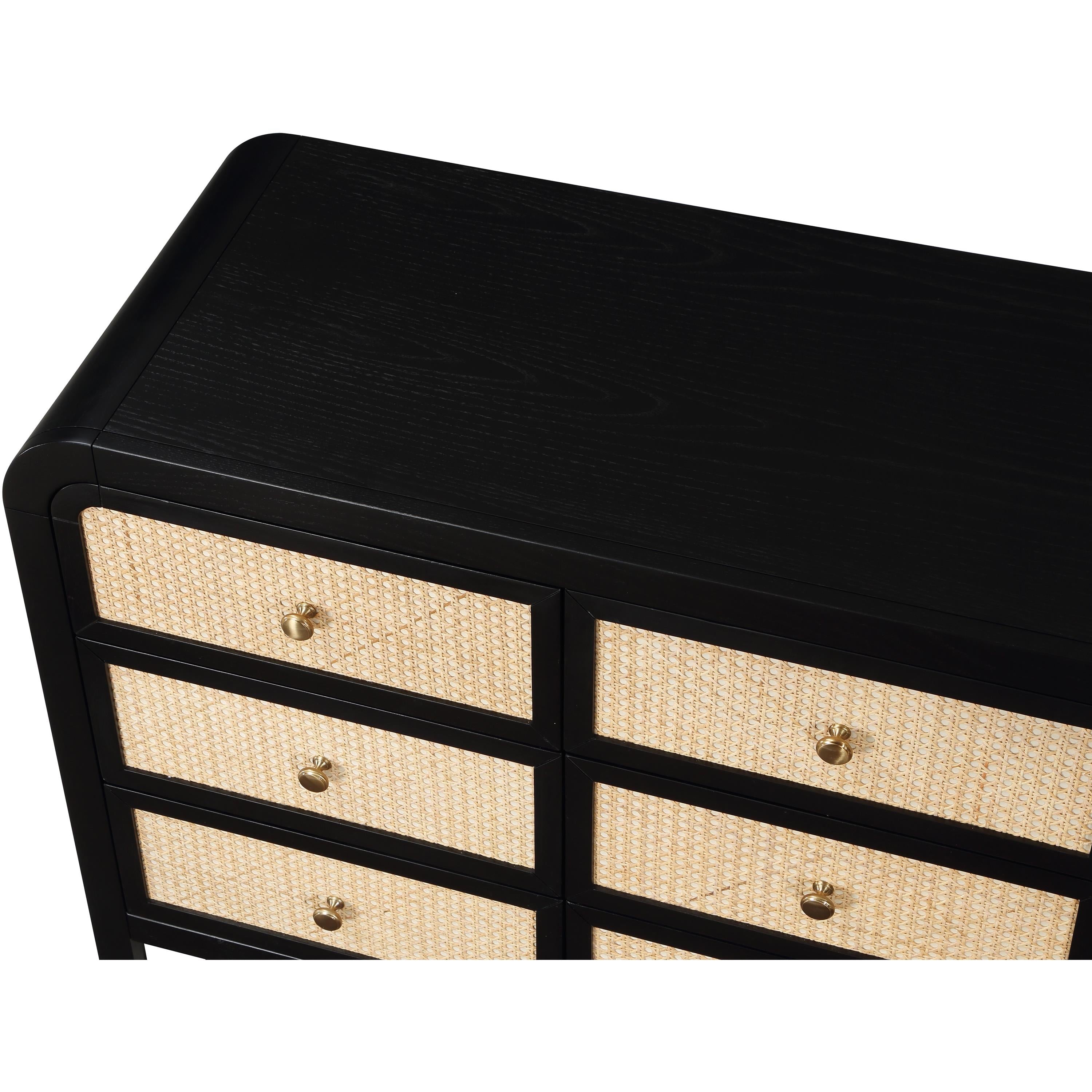 Meridian Siena Black Dresser