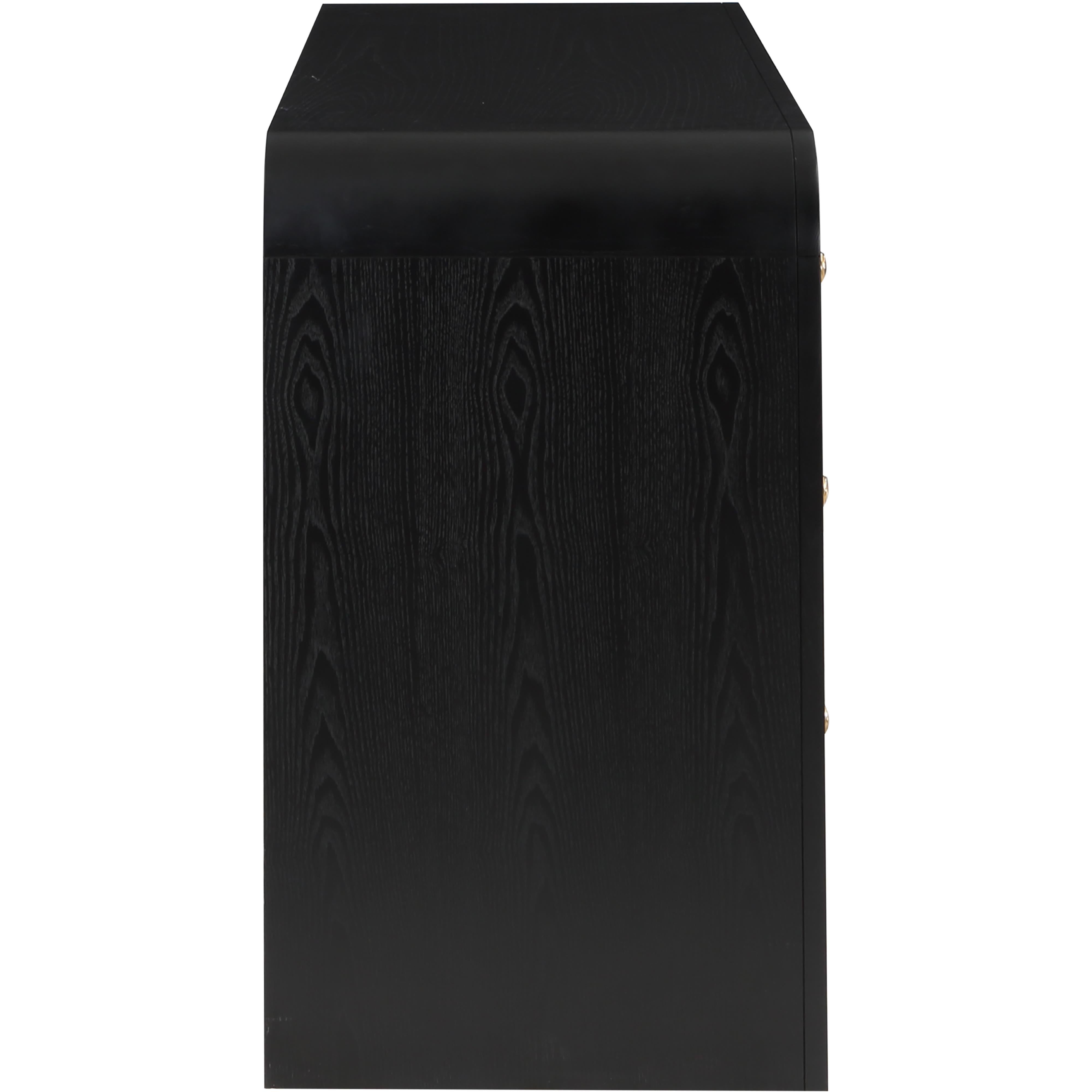 Meridian Siena Black Night Stand