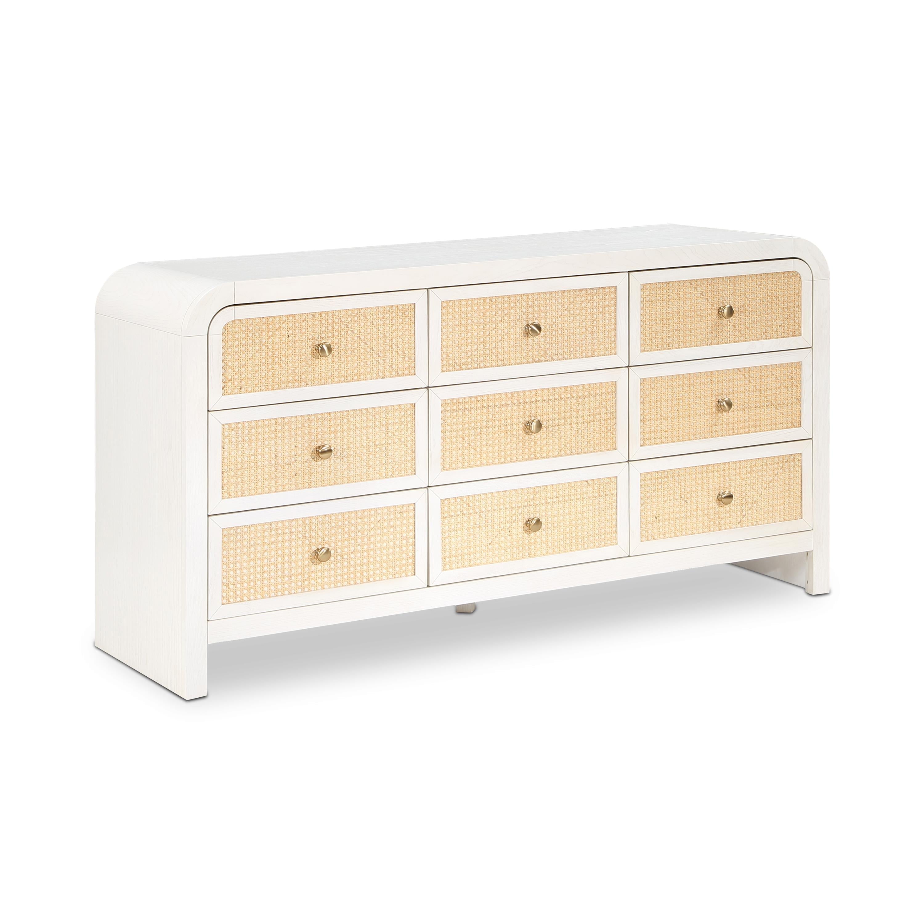 Meridian Siena White Dresser