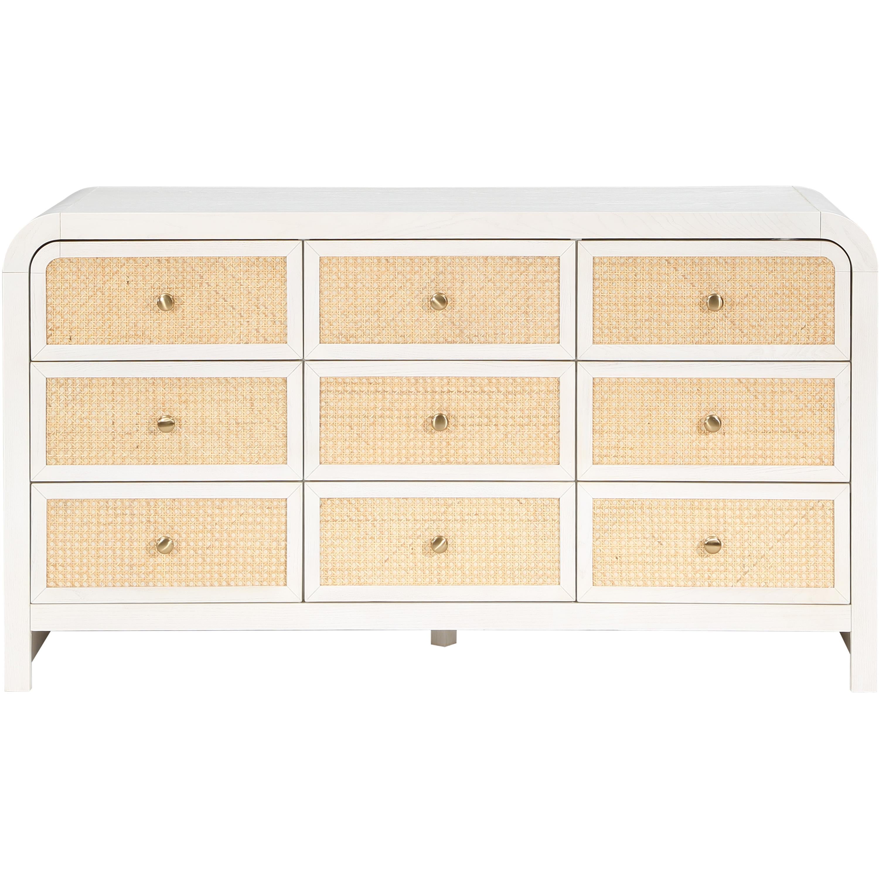 Meridian Siena White Dresser