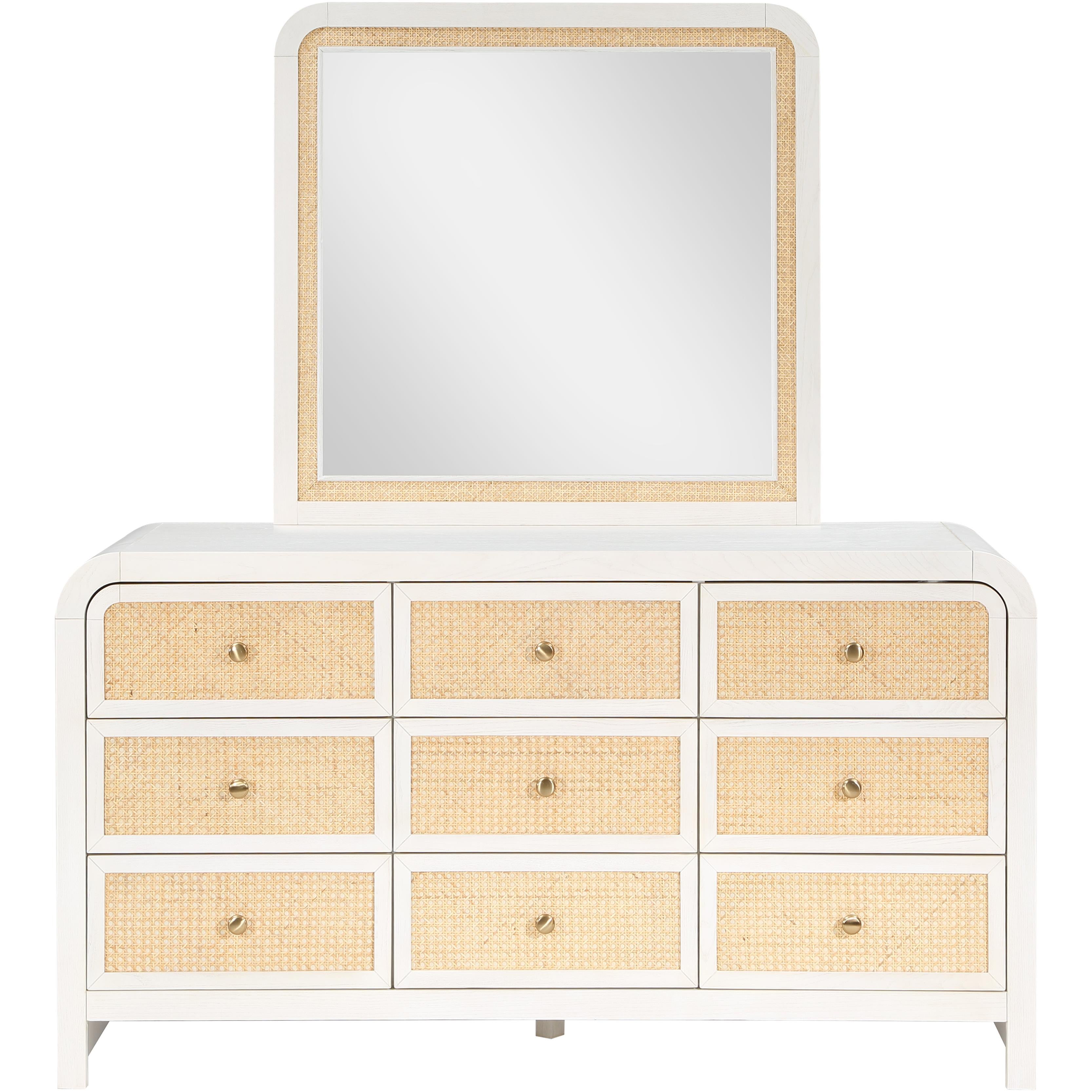 Meridian Siena White Dresser