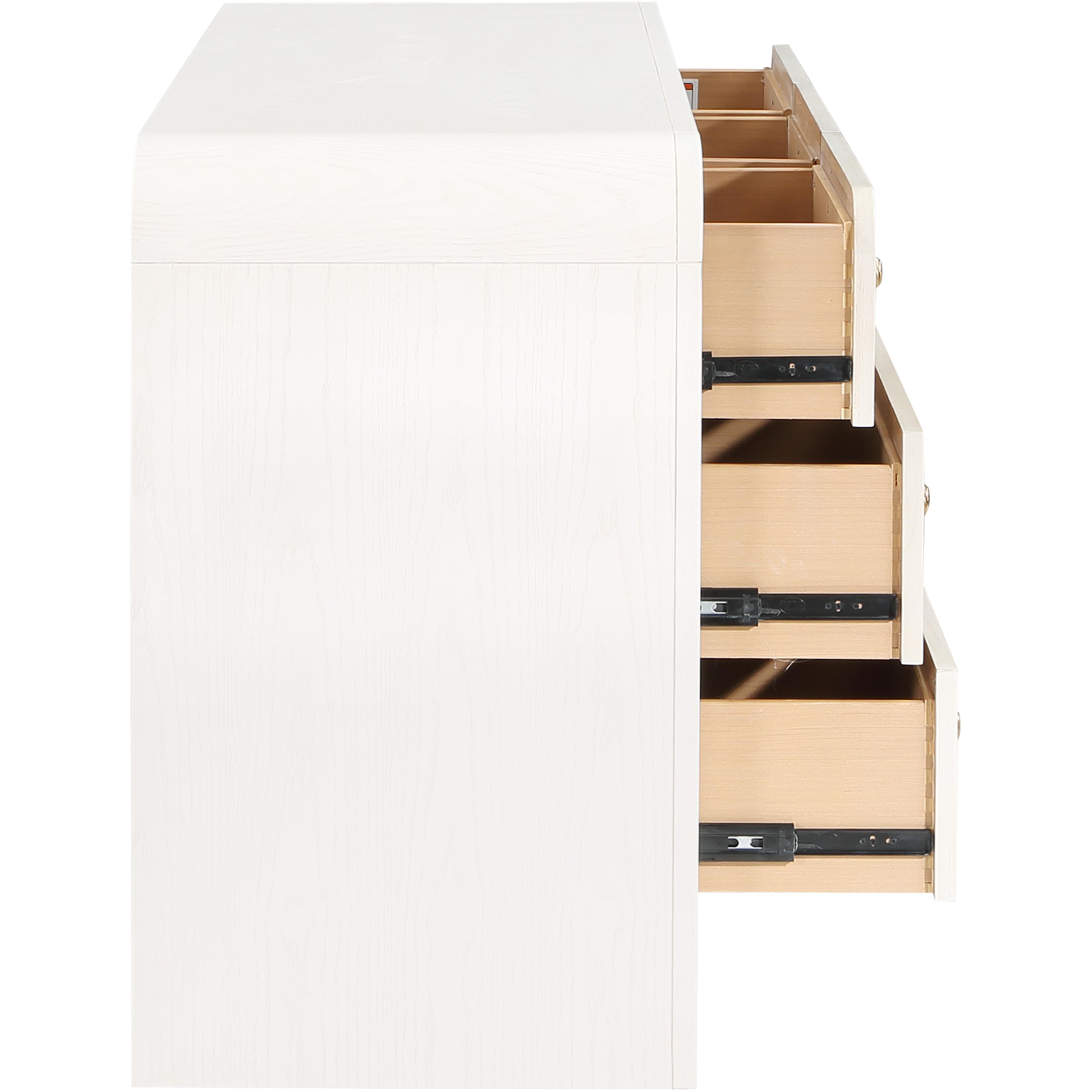 Meridian Siena White Dresser