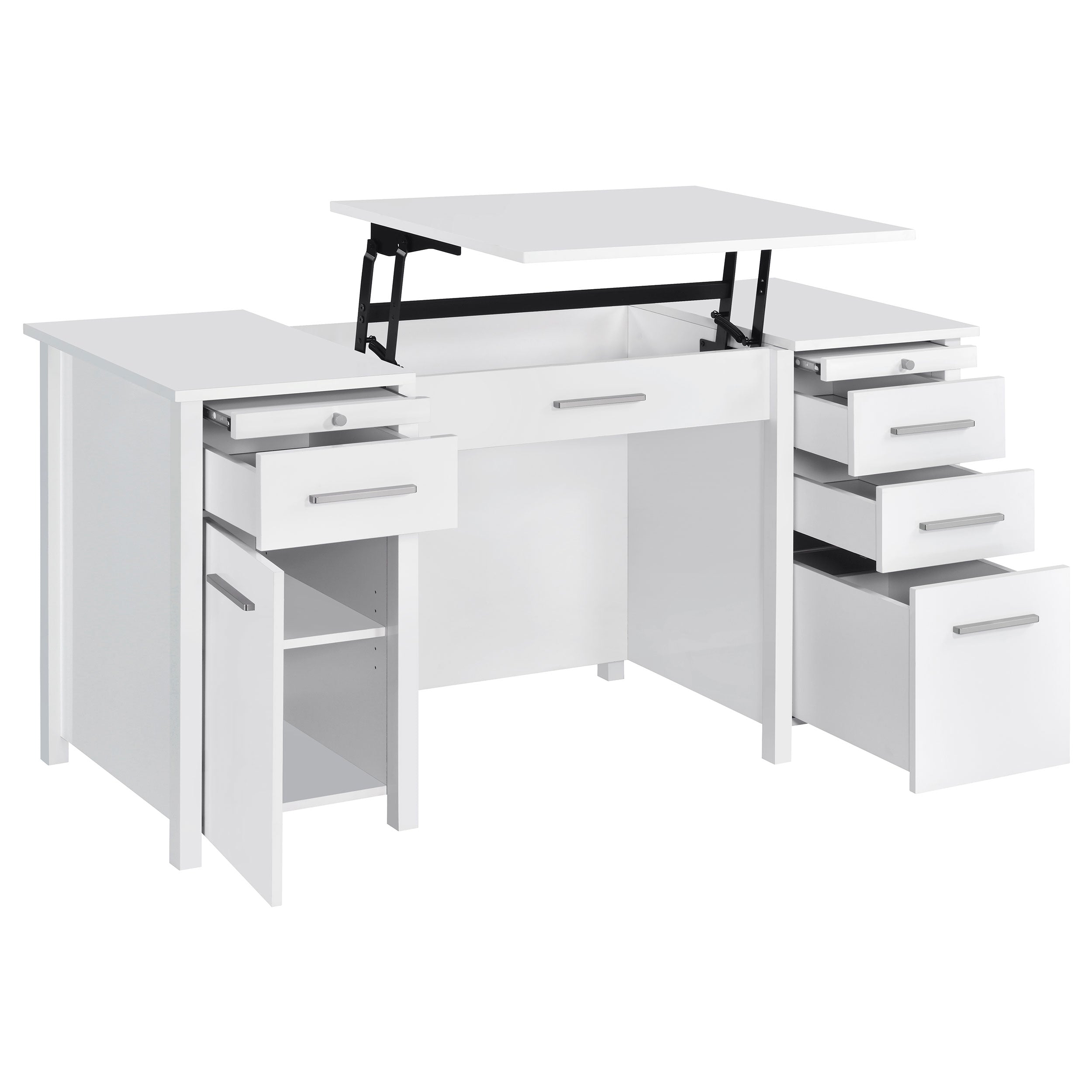 Dylan 4-drawer Lift Top Office Desk