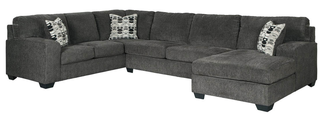 Ashley 807-03 Sectional (Smoke)