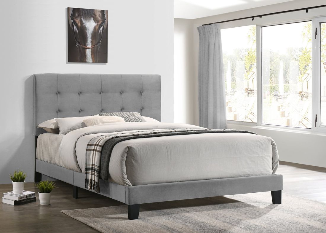 930 Gray Platform Bed - Twin, Full, Queen, King **NEW ARRIVAL**