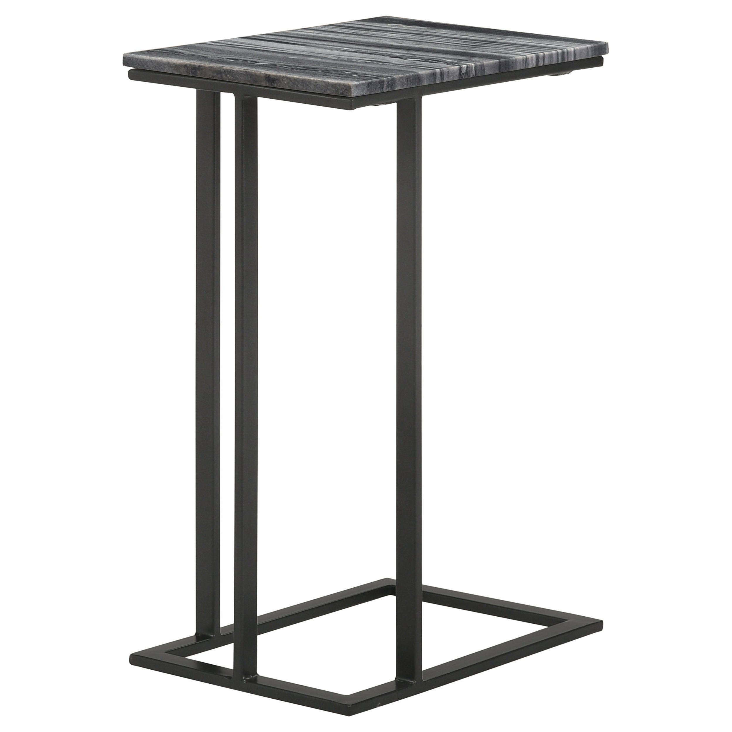 Vicente Accent Table with Marble Top Grey