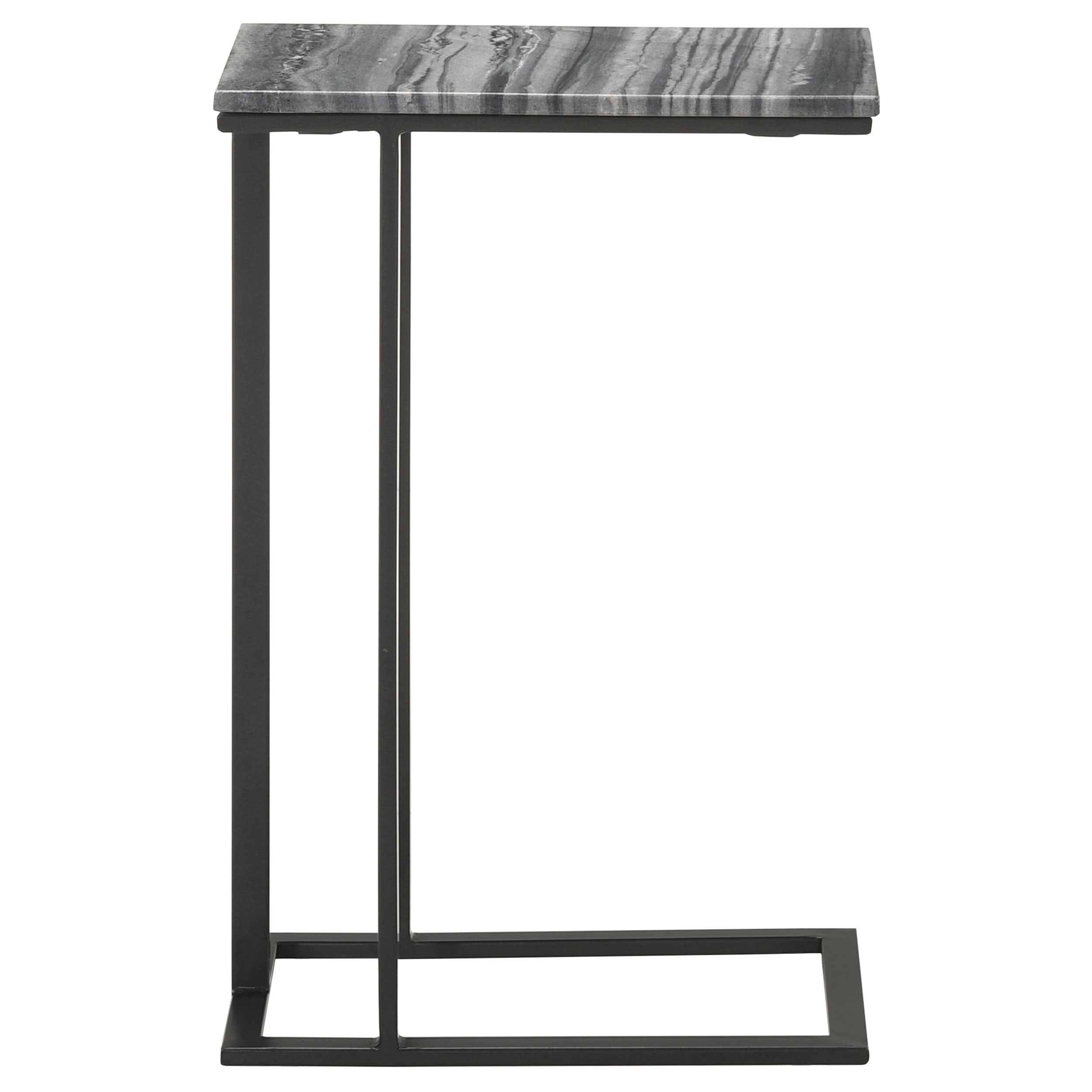 Vicente Accent Table with Marble Top Grey