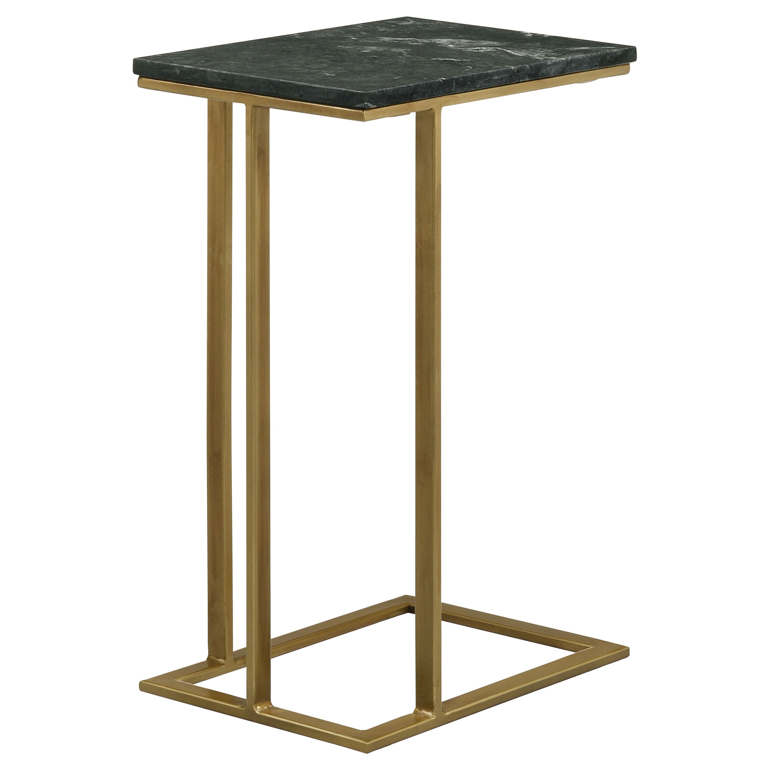 Vicente Accent Table with Marble Top Grey