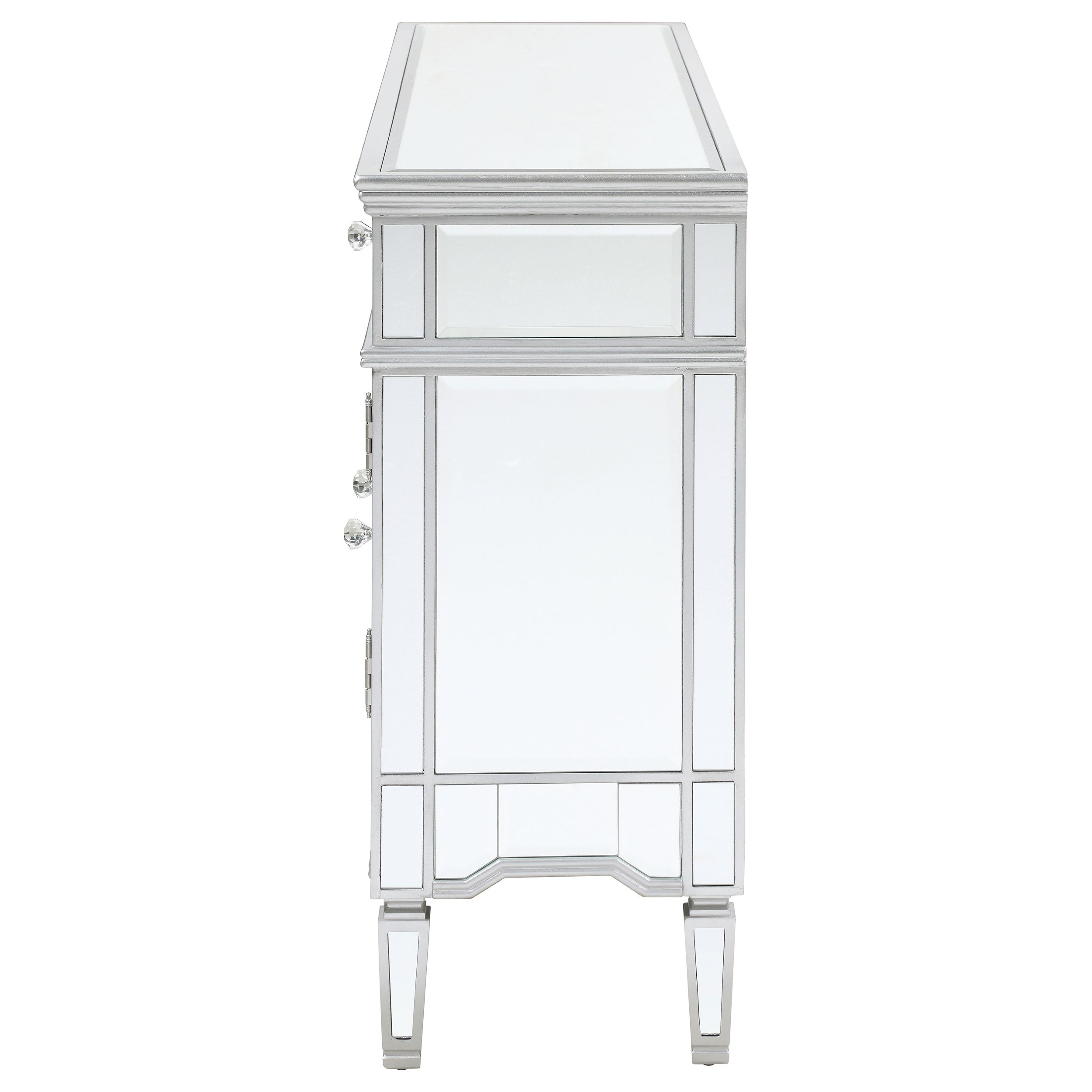 Duchess 5-drawer Accent Cabinet Silver