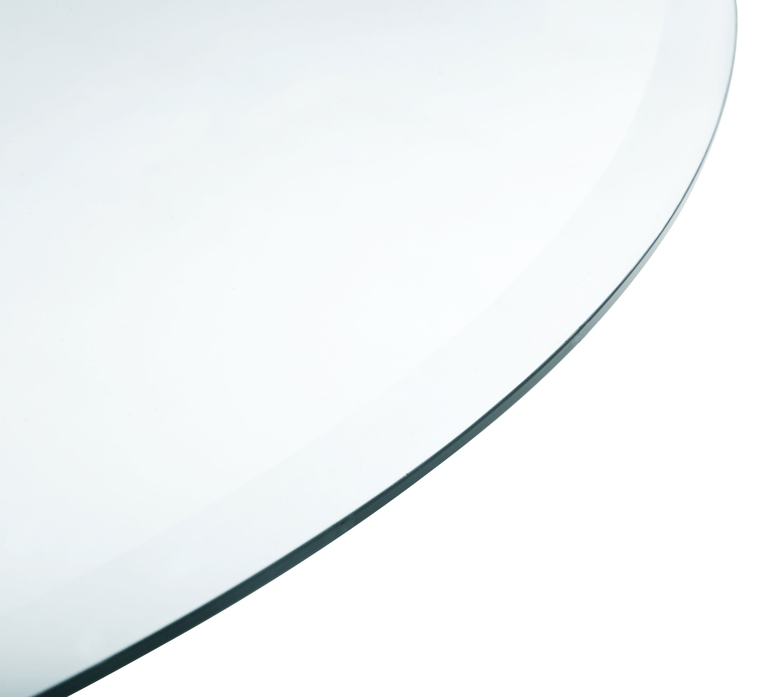 54-inch 8mm Round Clear Tempered Glass Top