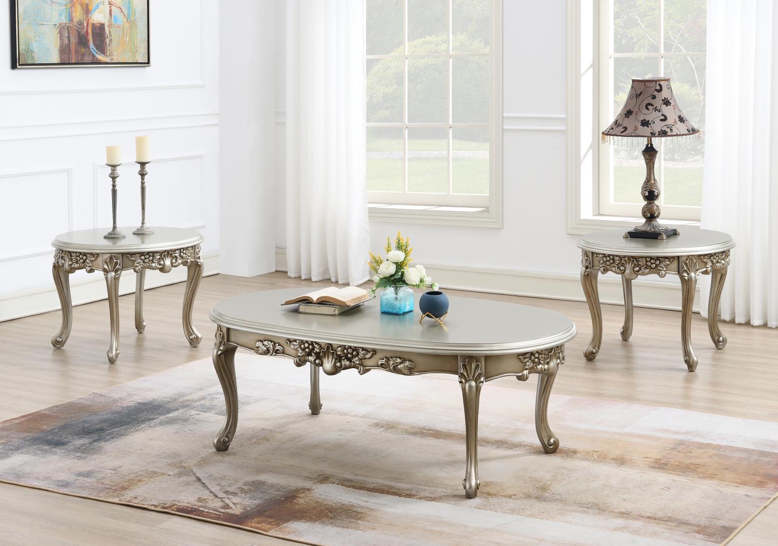 Traditional Champagne Coffee Table