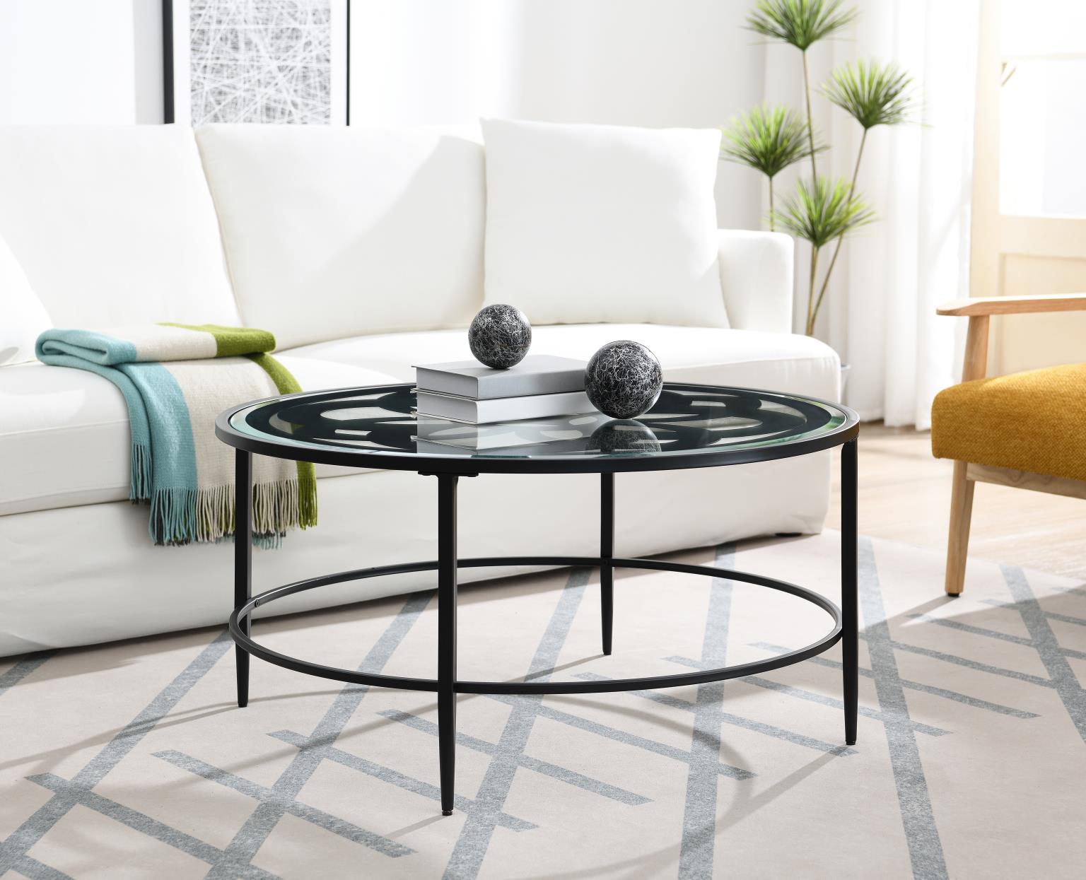 Worth Black Coffee Table & 2 End Table