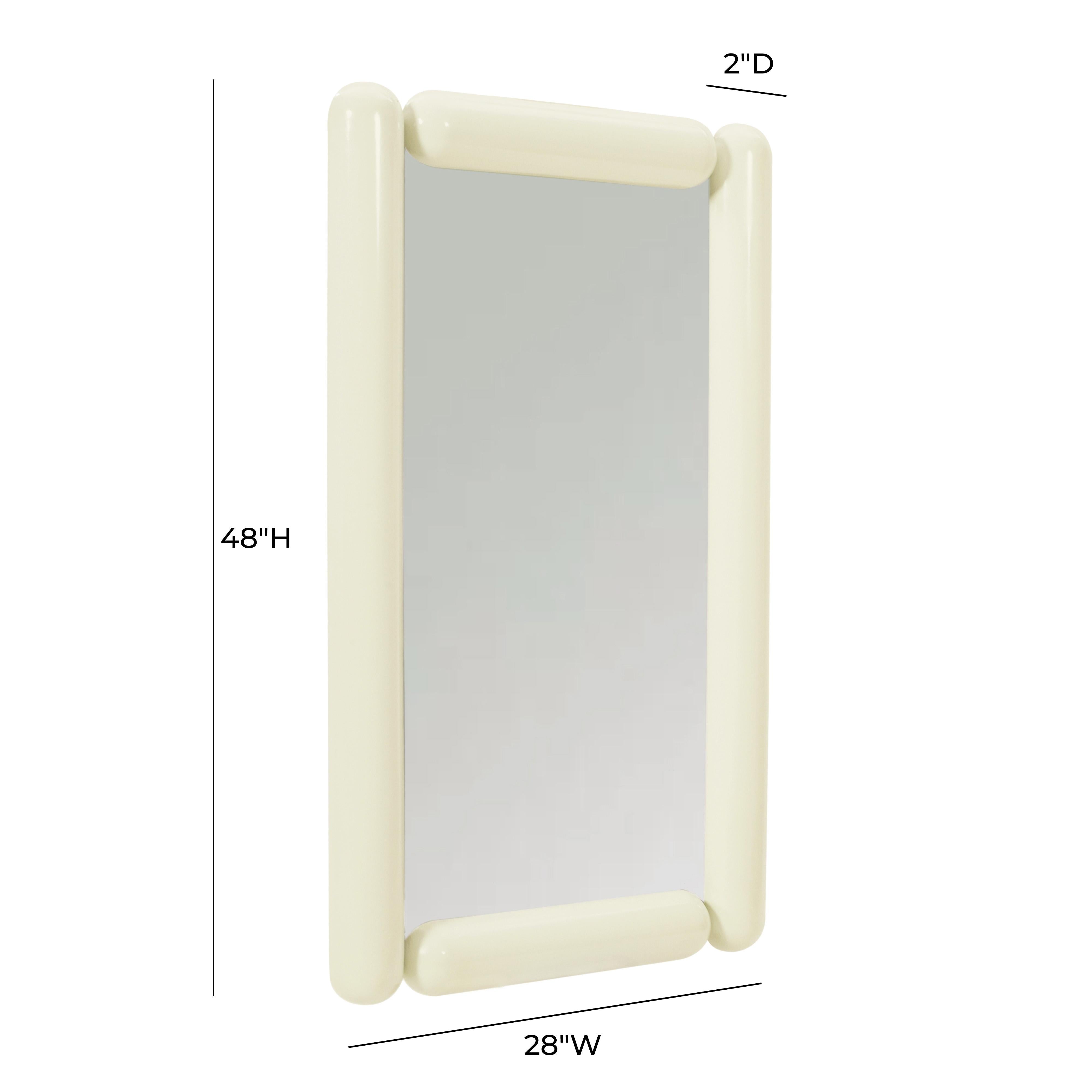 Cozzi Cream Wall Mirror