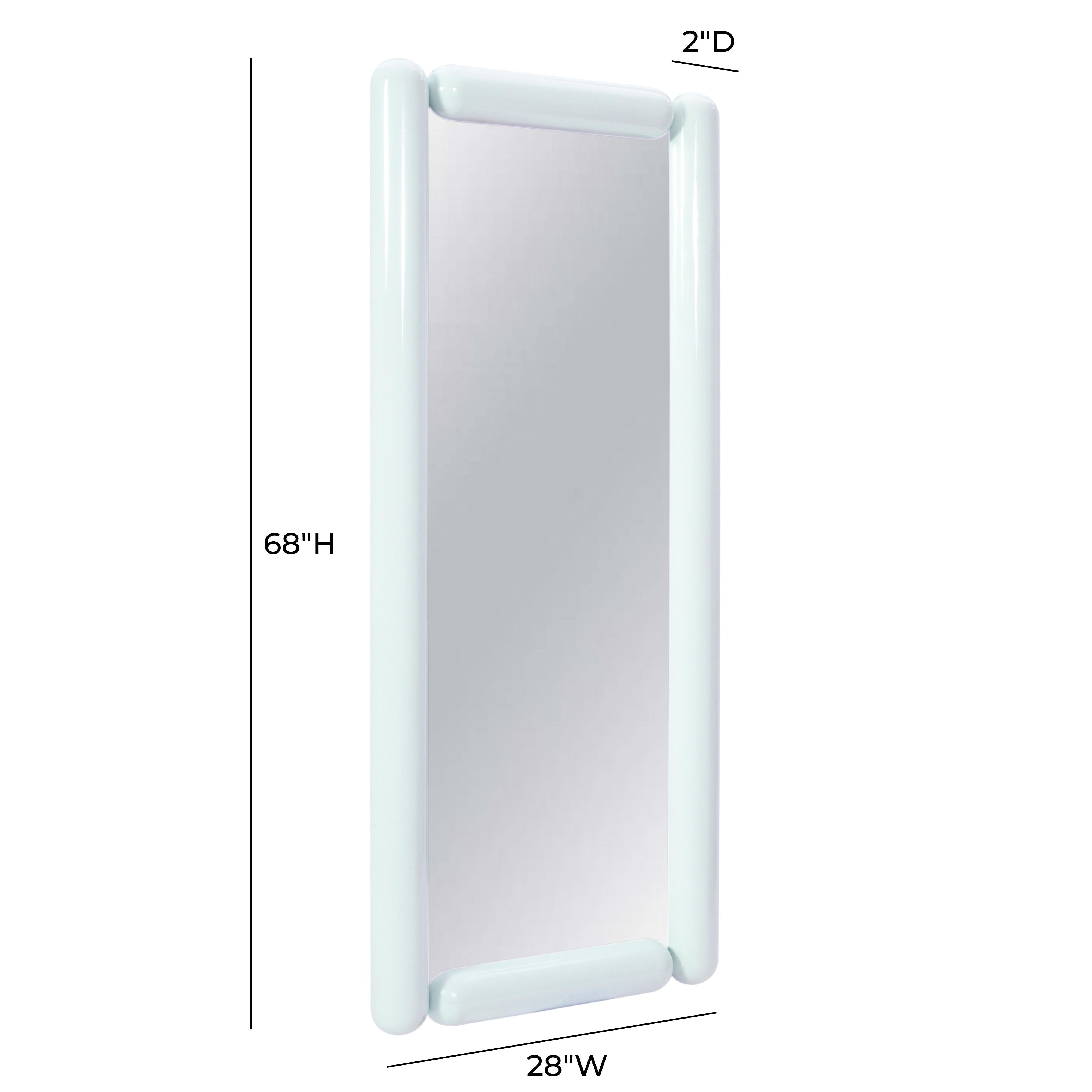 Cozzi Pastel Blue Large Floor Mirror