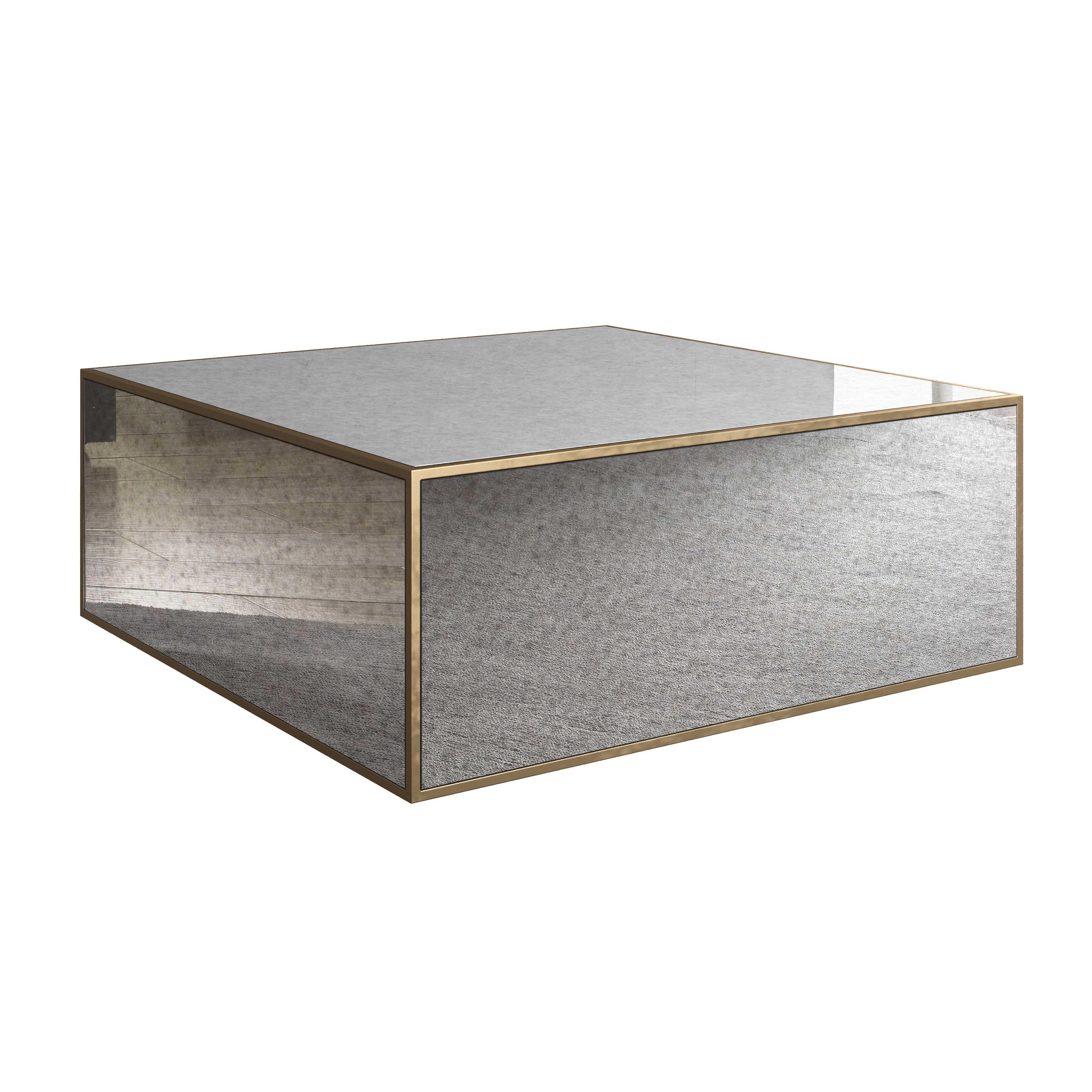 Lana Mirrored Large Coffee Table - UK