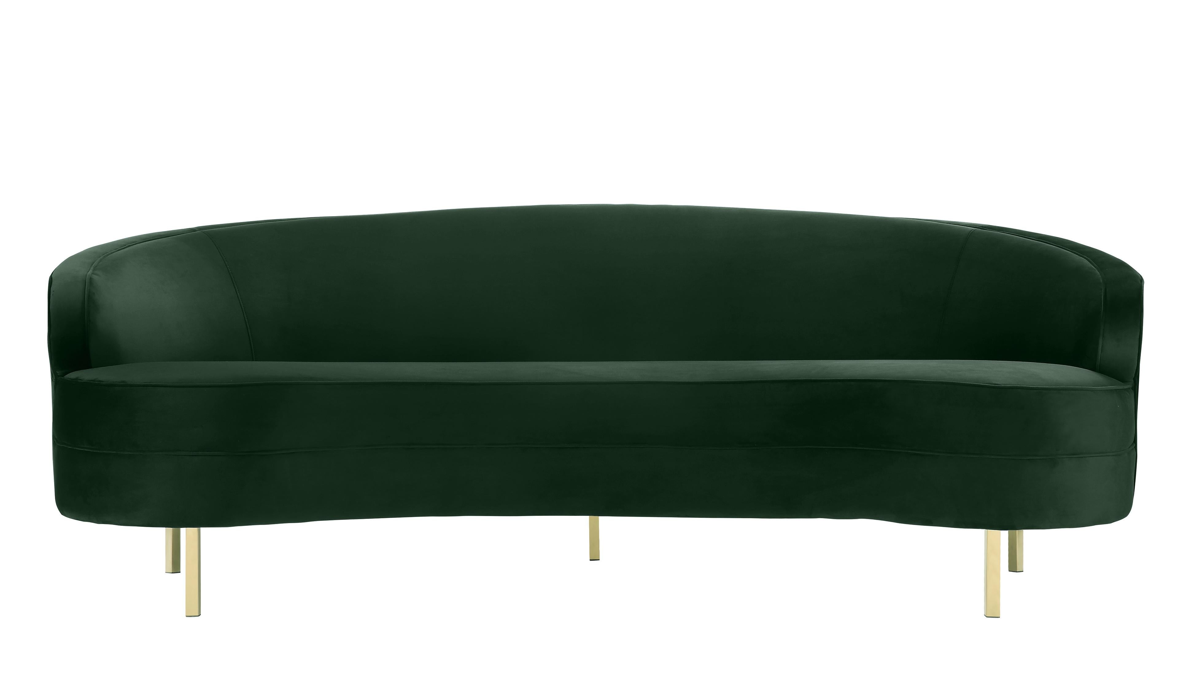 Baila Forest Green Velvet Sofa