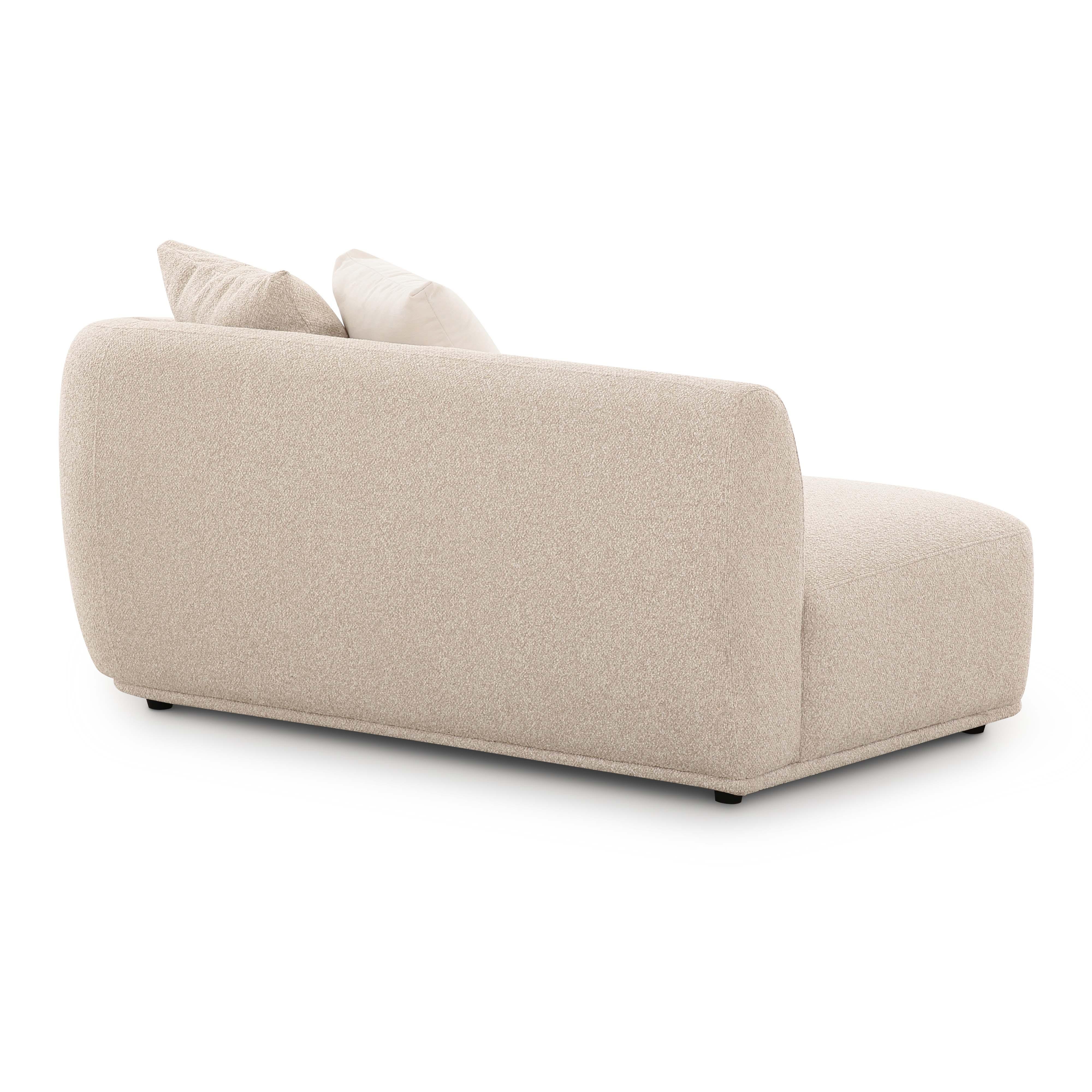 Sylvie Cream Boucle Right Arm 2-Seater Loveseat