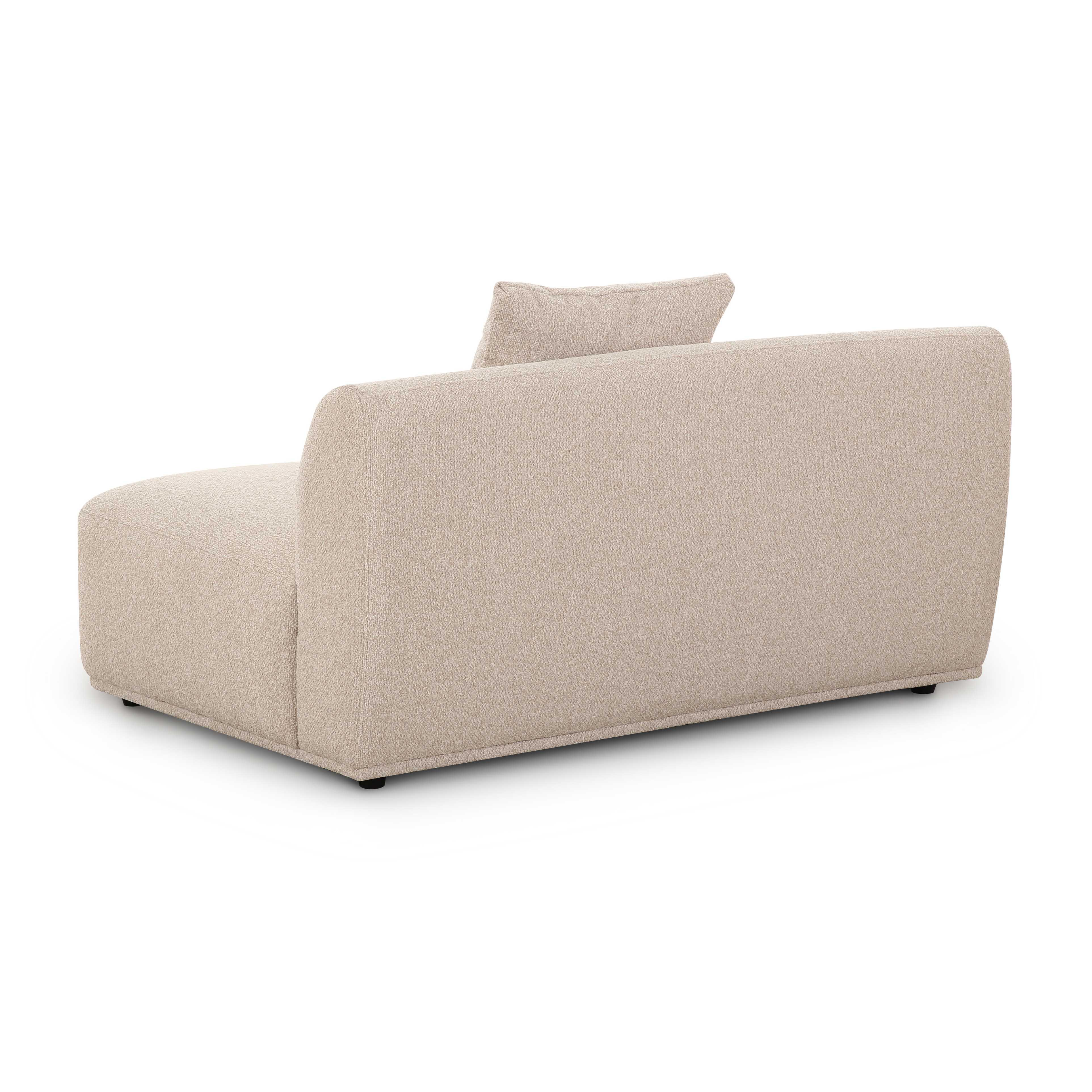 Sylvie Cream Boucle Armless 2-seater