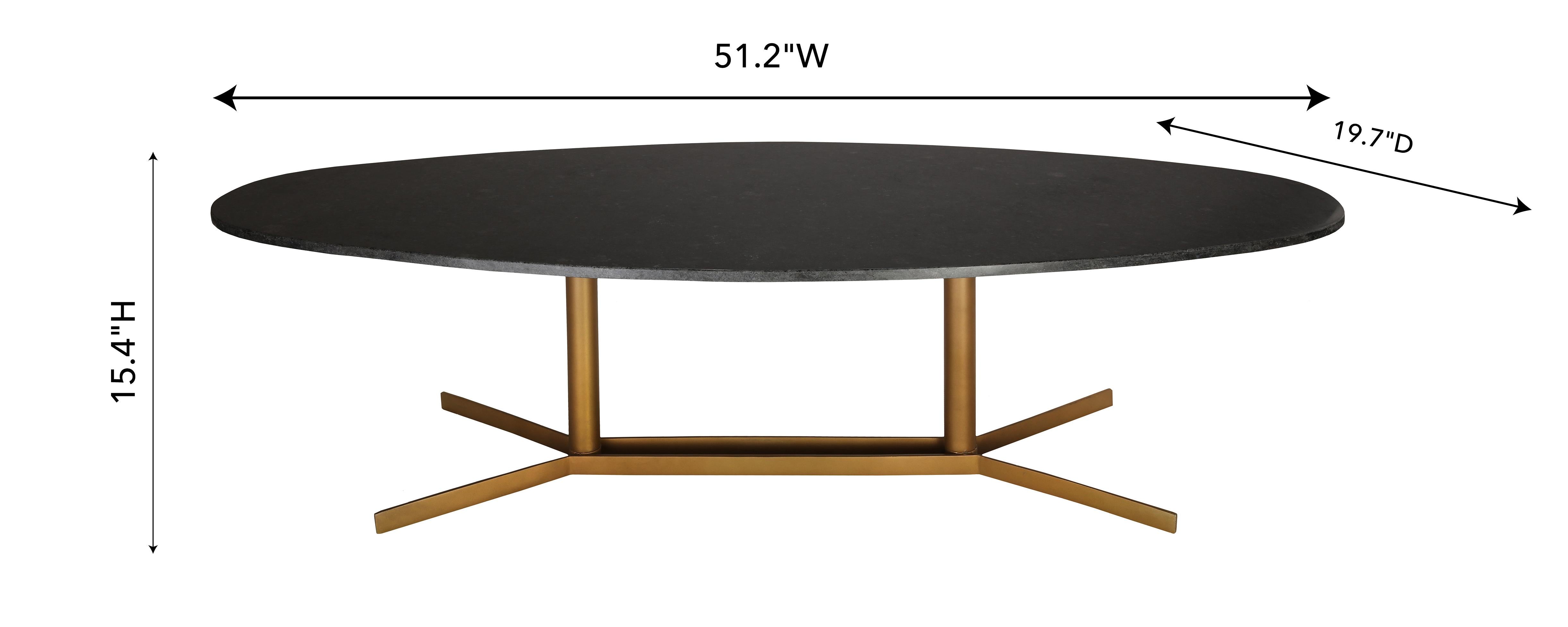 Gemma Black Marble Coffee Table