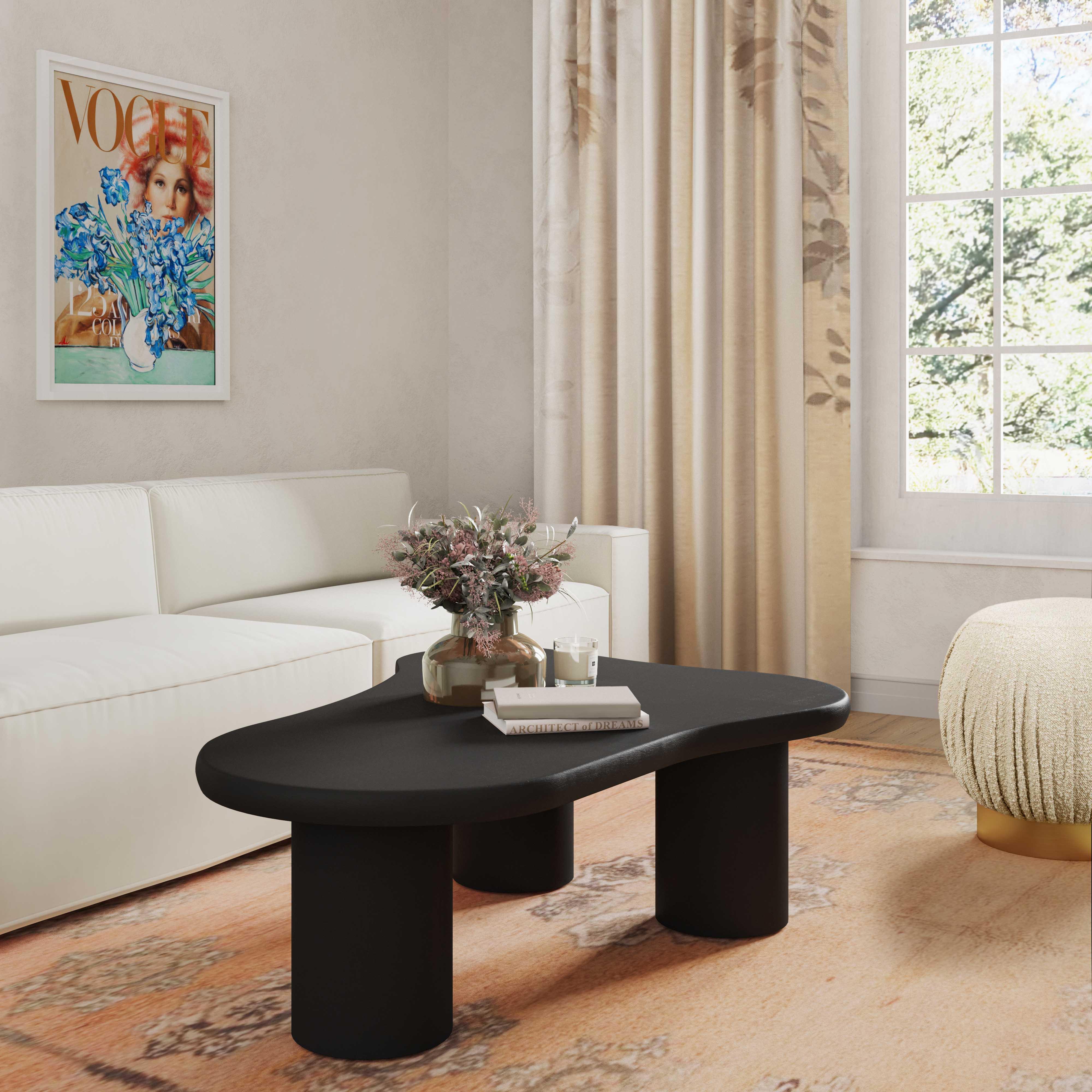 Gotham Onyx Black Coffee Table - UK