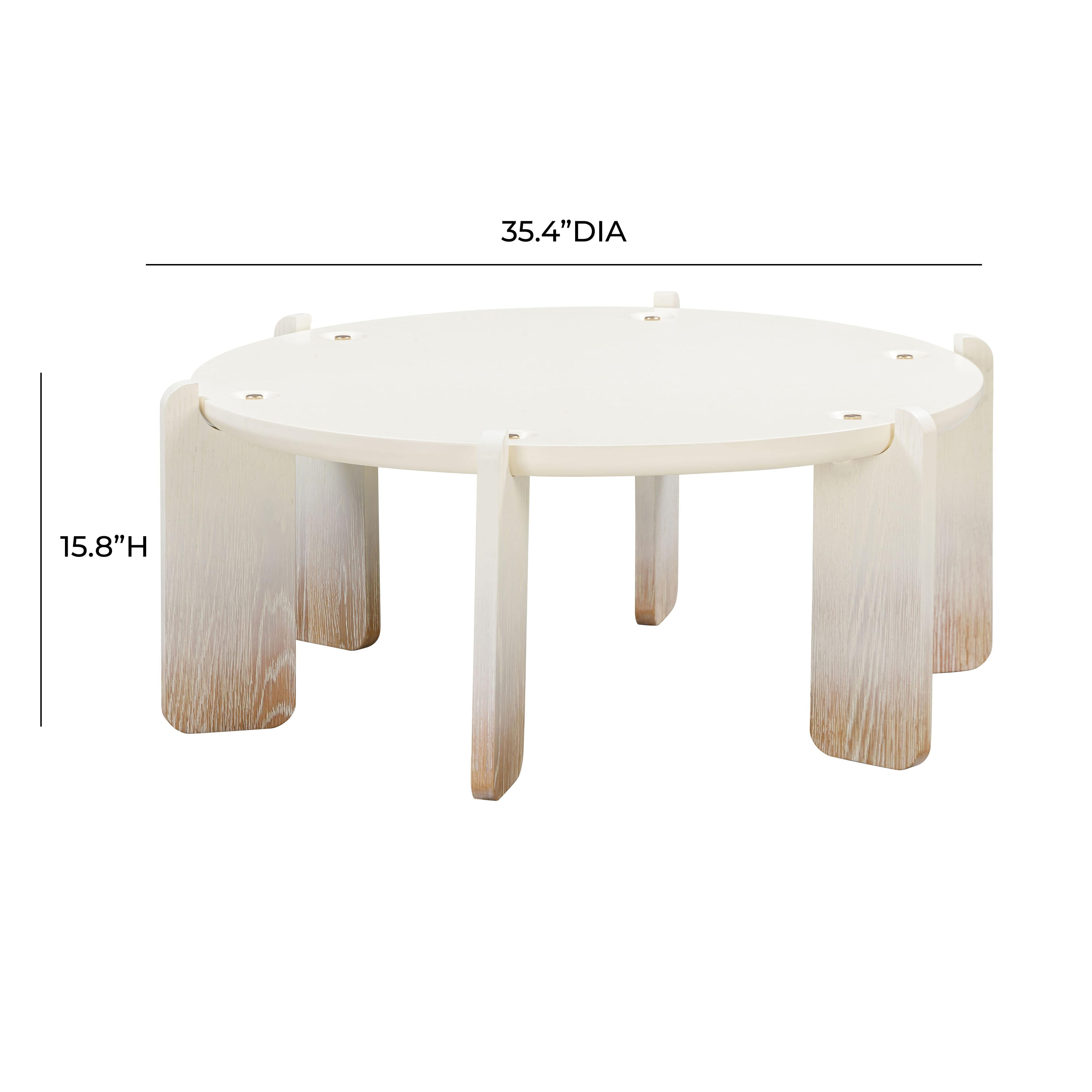 Gloria Cream Oak Coffee Table