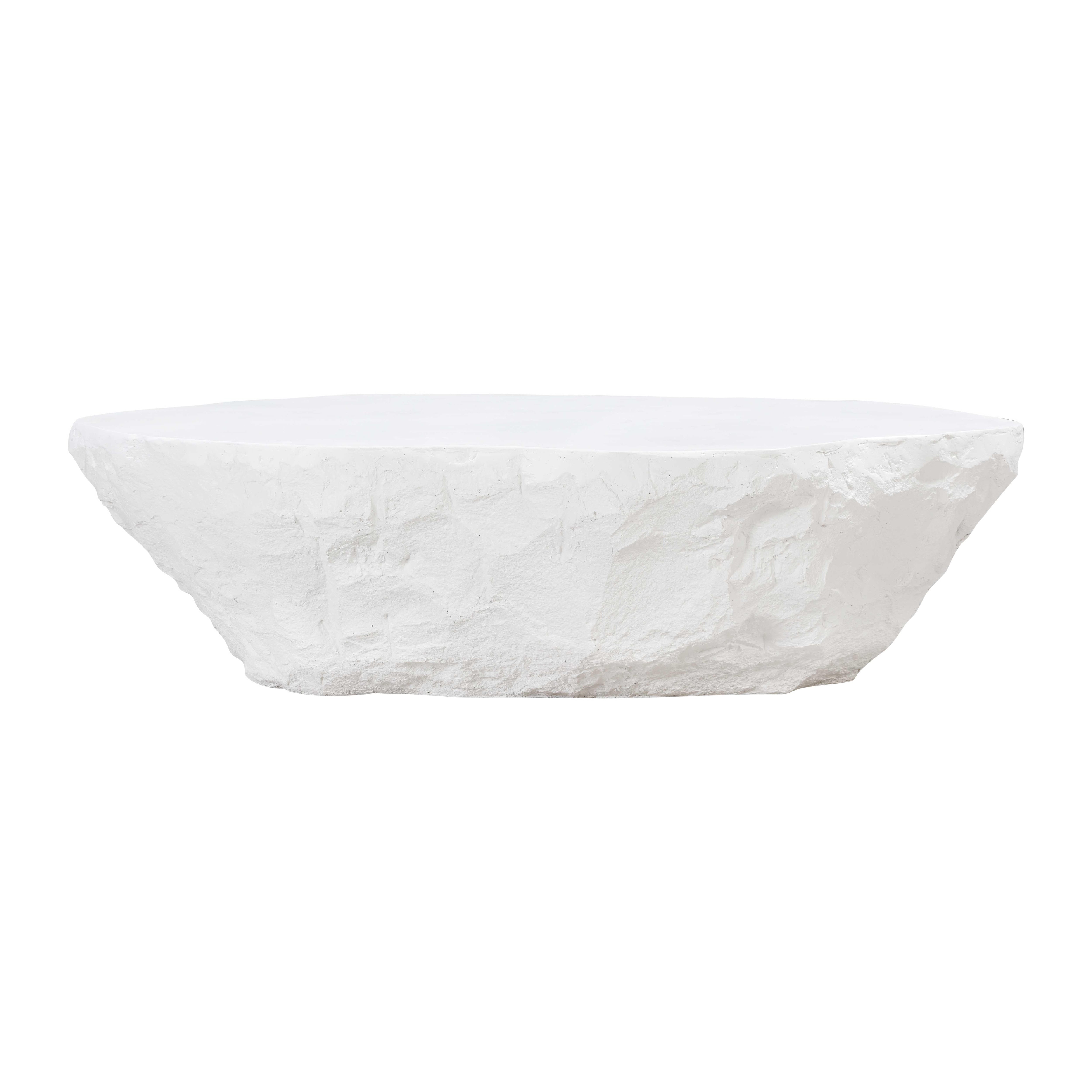 Crag White Concrete Coffee Table - UK