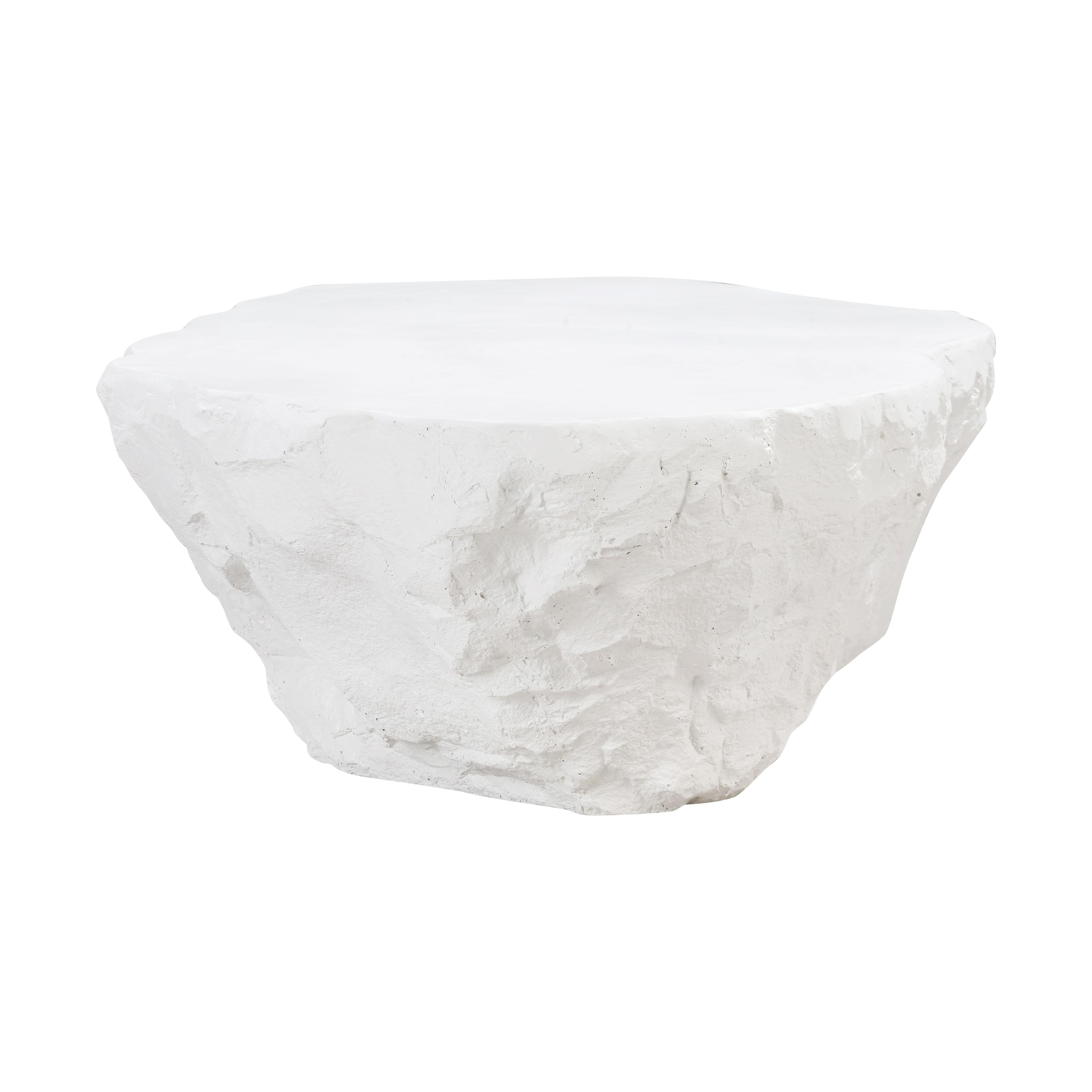 Crag White Concrete Coffee Table - UK