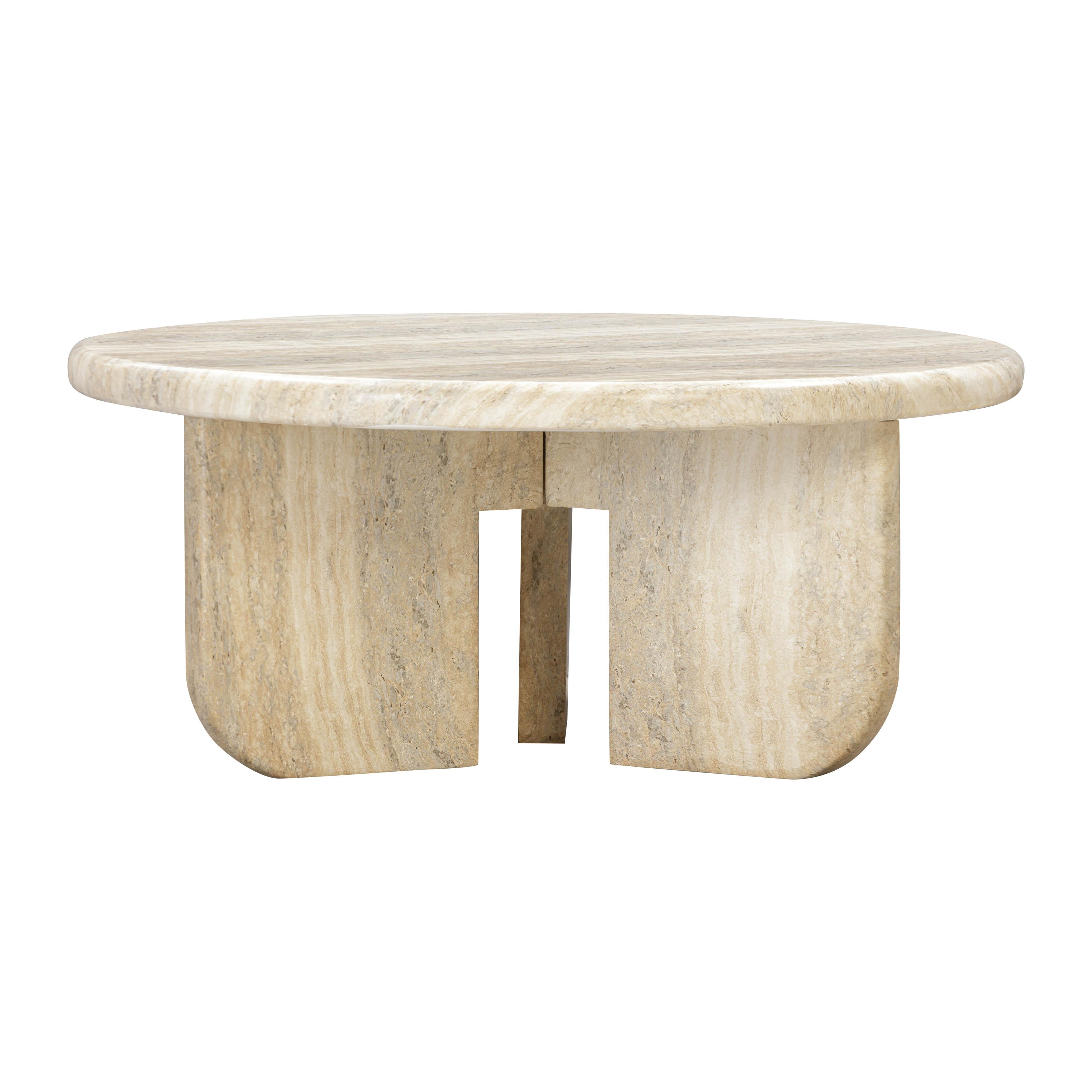 Patrizia Concrete Round Coffee Table - UK