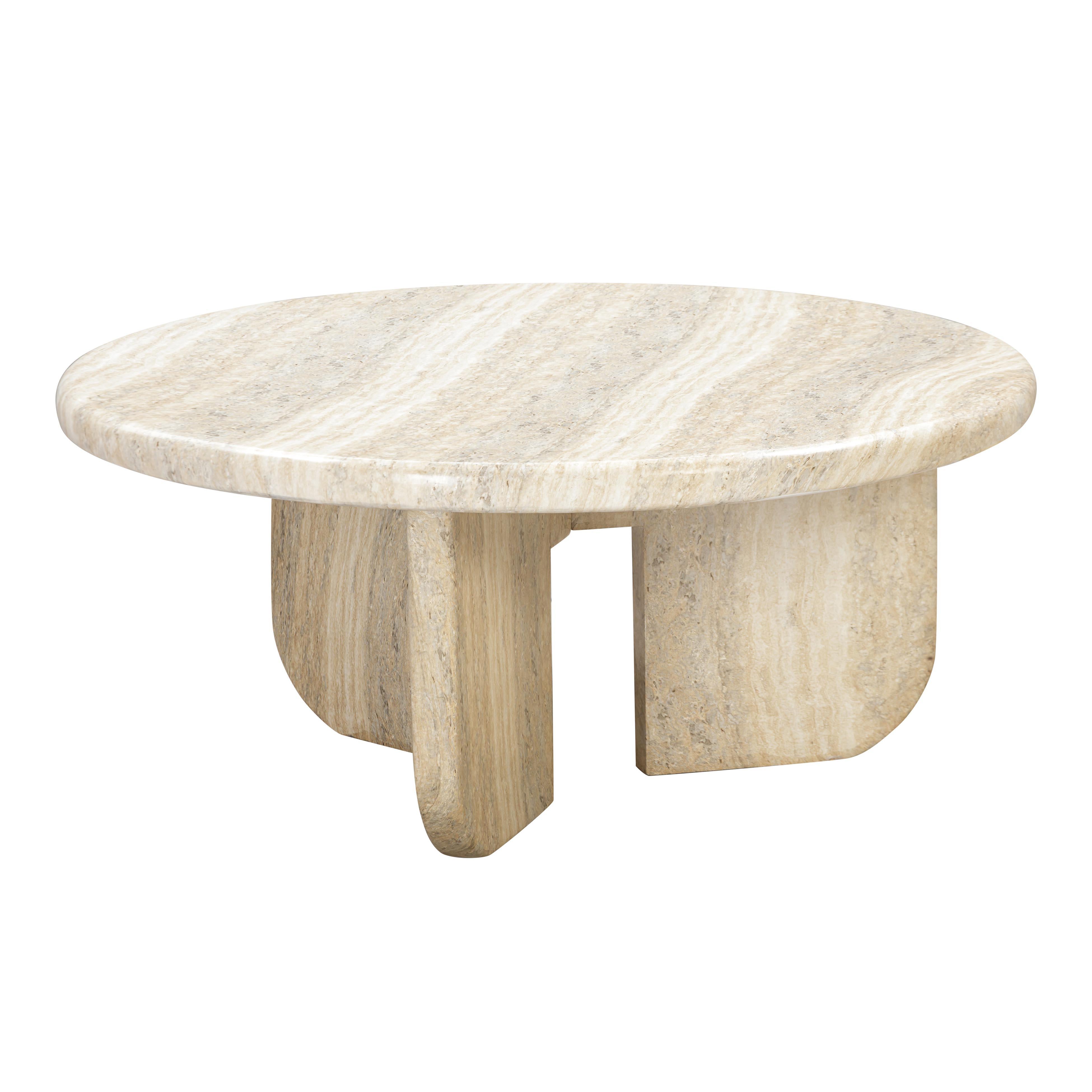 Patrizia Concrete Round Coffee Table - UK