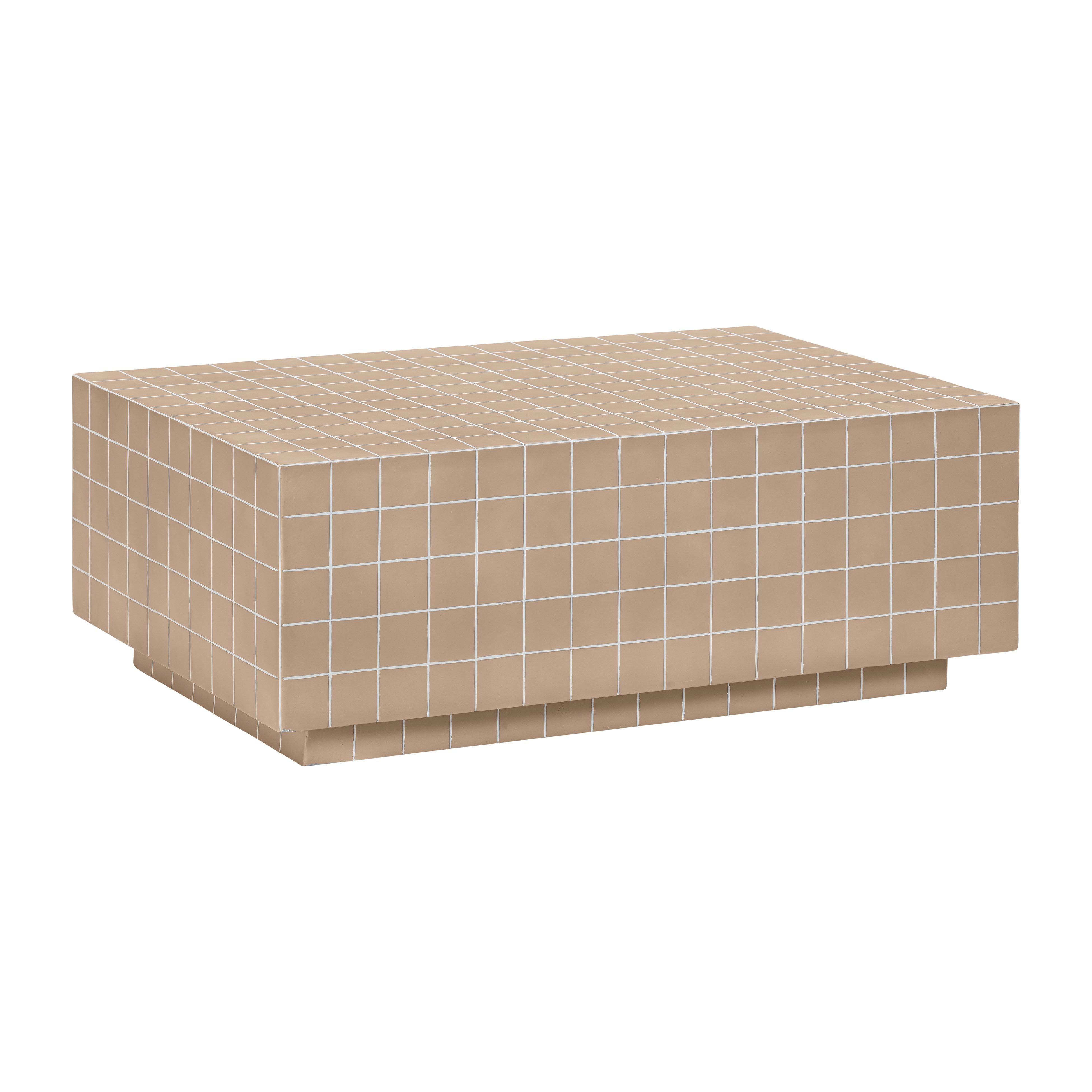 Mixie Taupe Tile Indoor / Outdoor Coffee Table