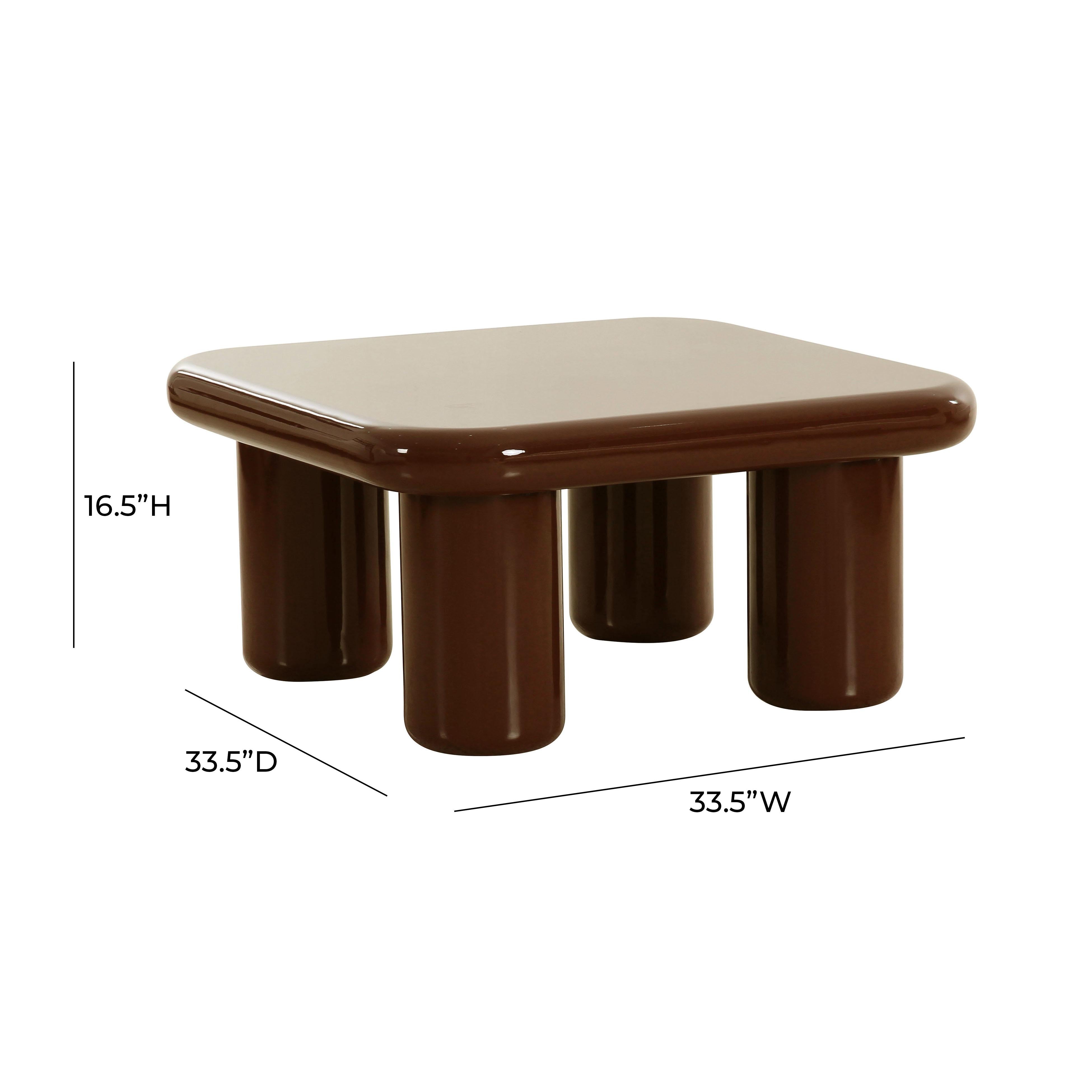 Memphis Chocolate Brown Coffee Table