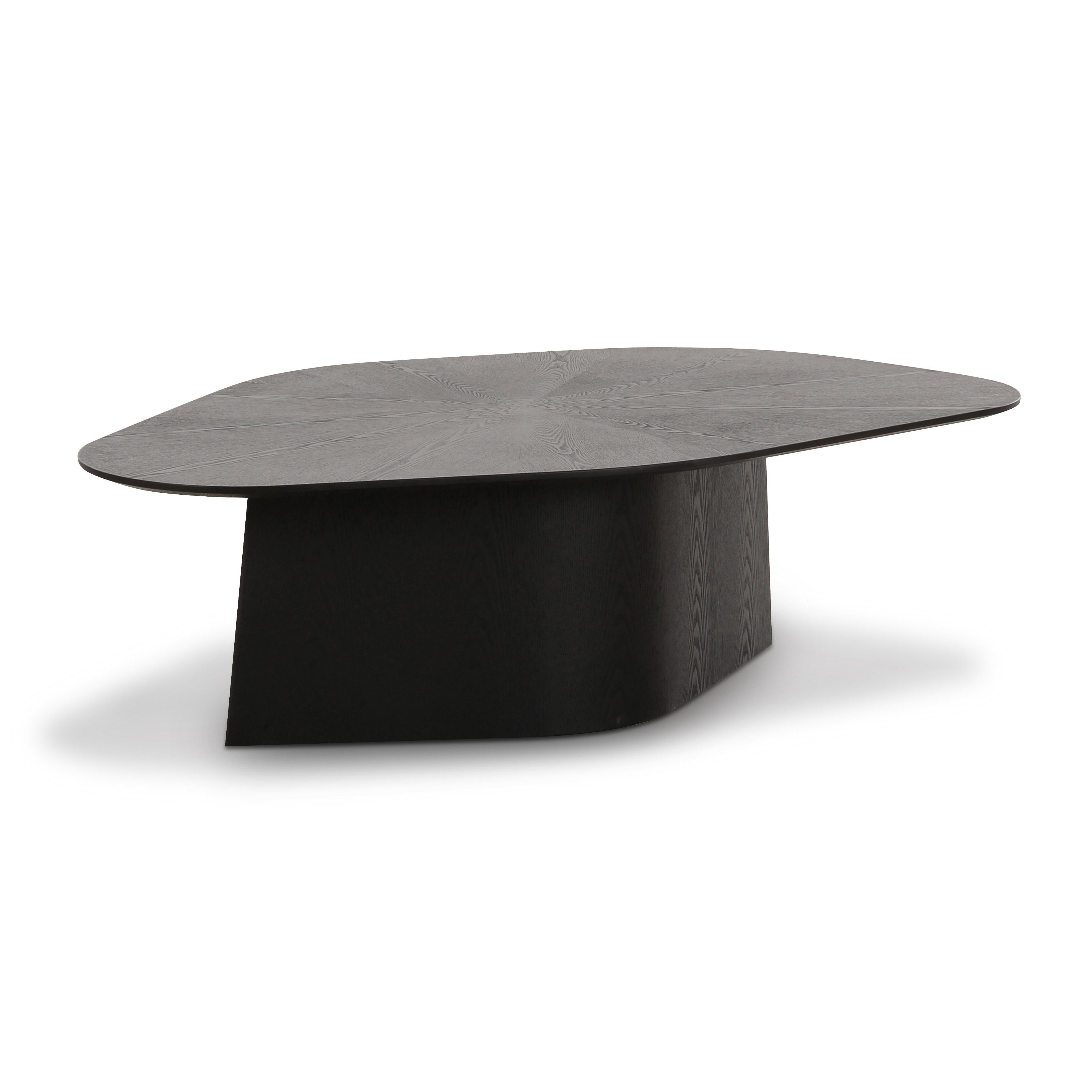 Roche Black Ash Geometric Coffee Table