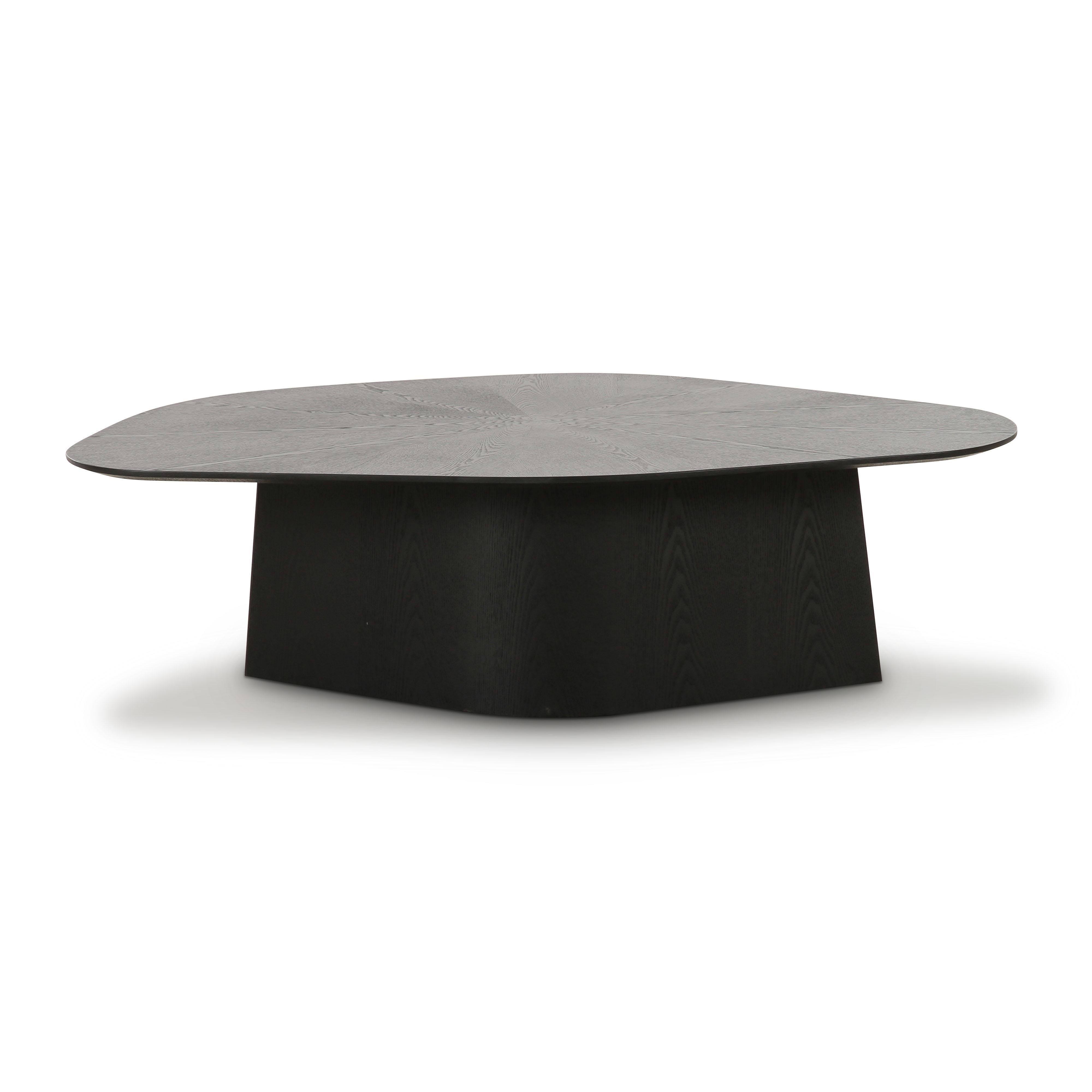 Roche Black Ash Geometric Coffee Table