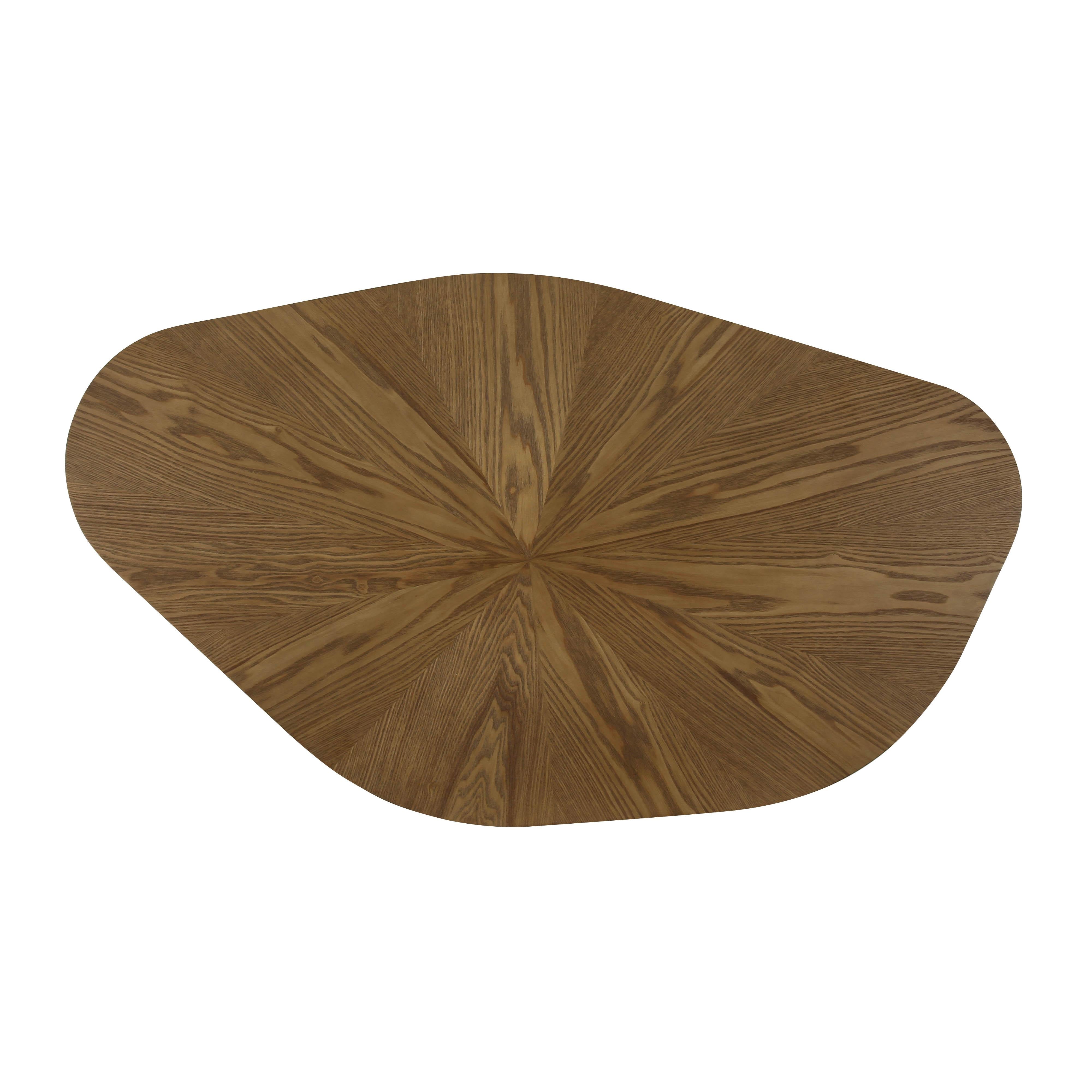 Roche Brown Ash Geometric Coffee Table